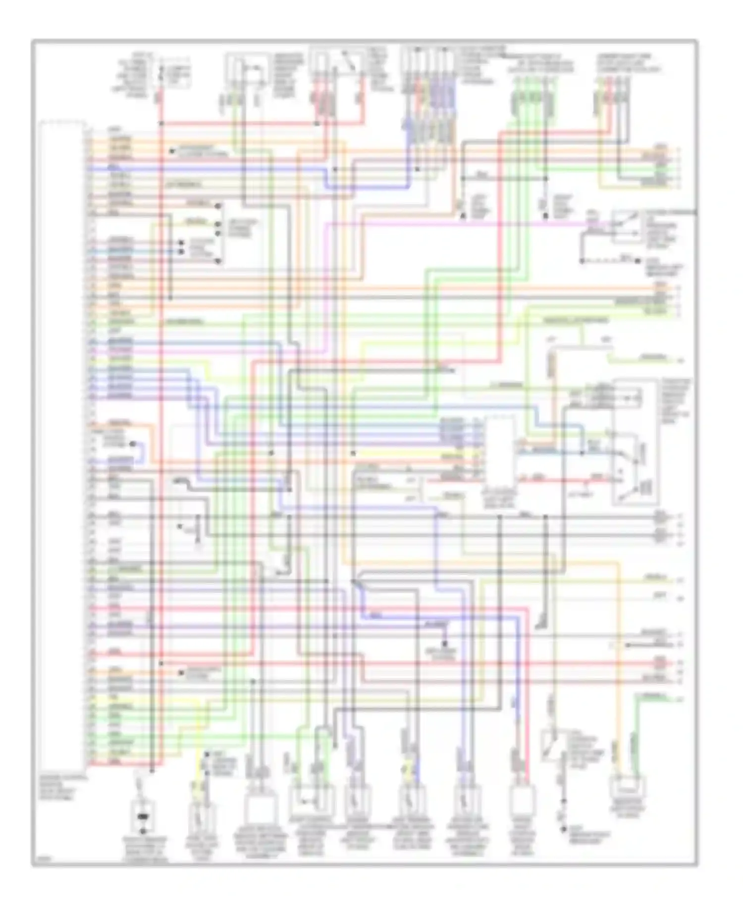 Wiring diagram defogger system for Nissan 240SX S14 (1994-1999) (3 of 3)