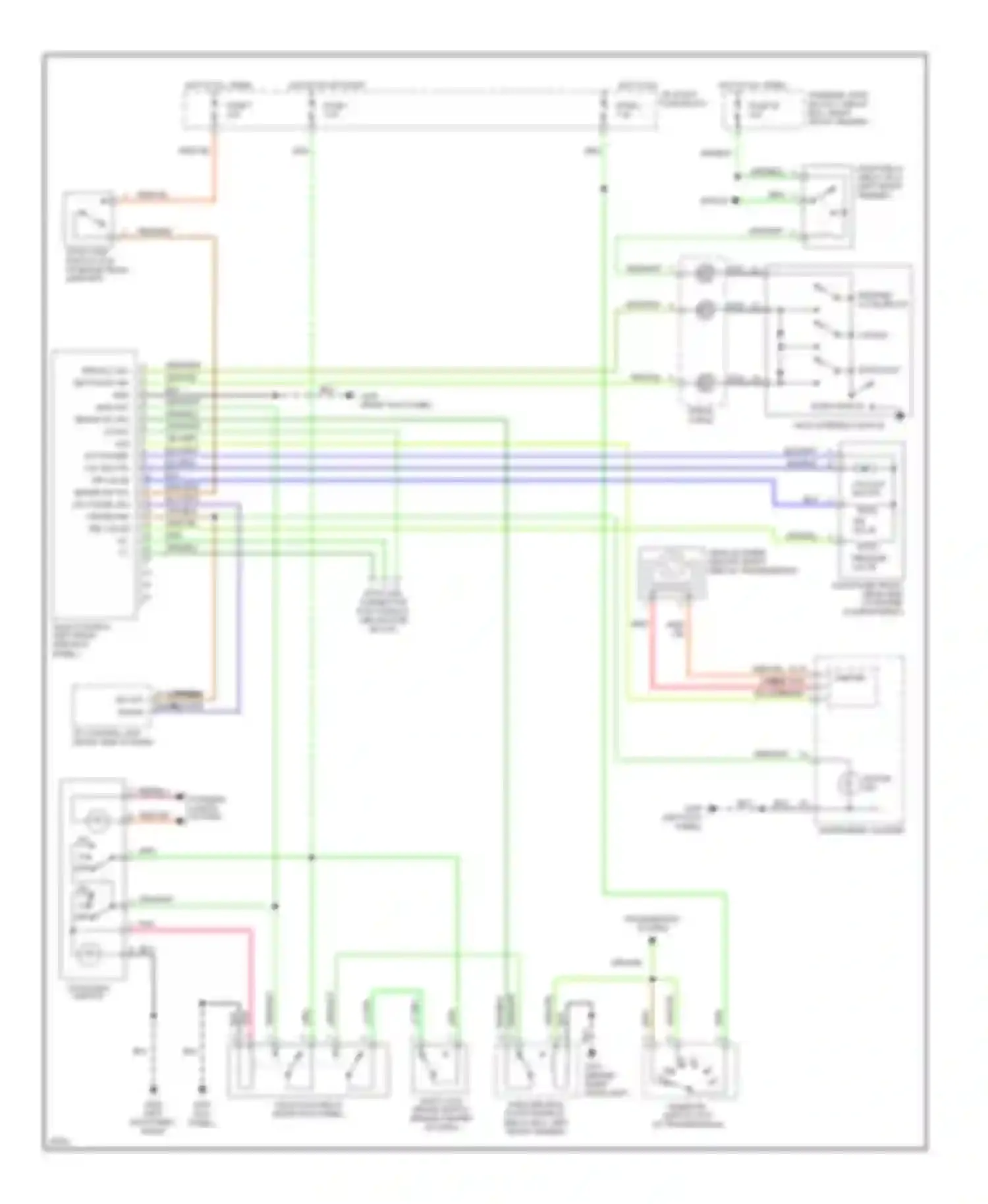 Wiring diagram fuse 1 for Nissan 240SX S14 (1994-1999) (3 of 9)