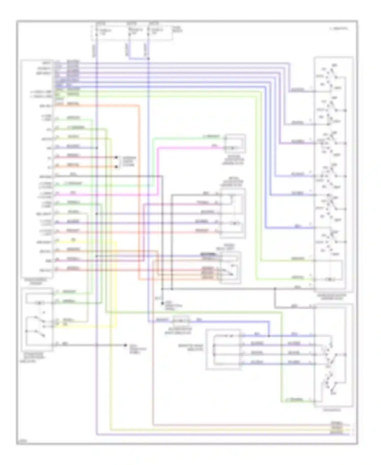 Wiring diagram rec input for Nissan 240SX S14 (1994-1999) (1 of 2)