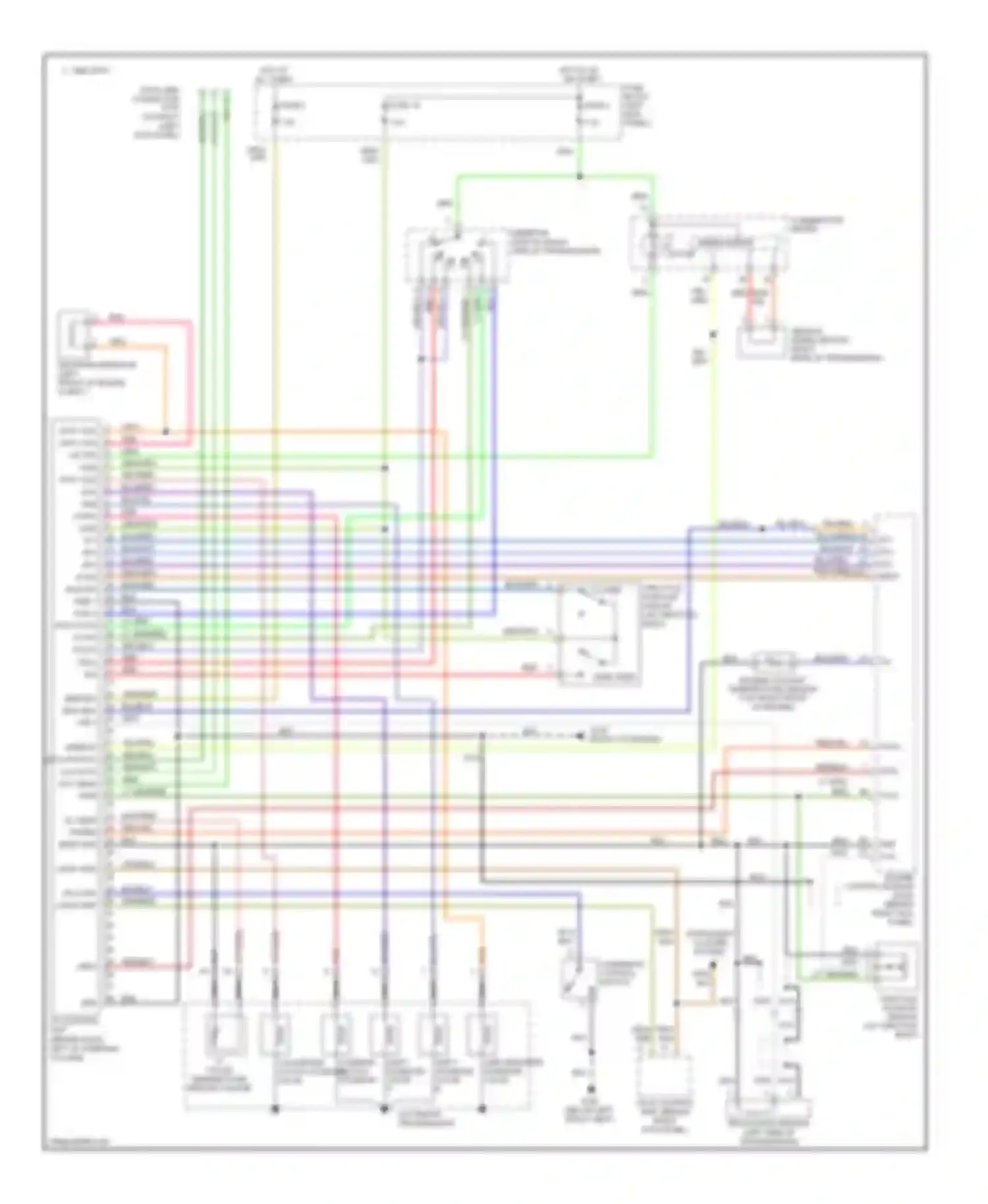 Wiring diagram speedo data in data clk data out sens pwr for Nissan 240SX S14 (1994-1999) (1 of 1)