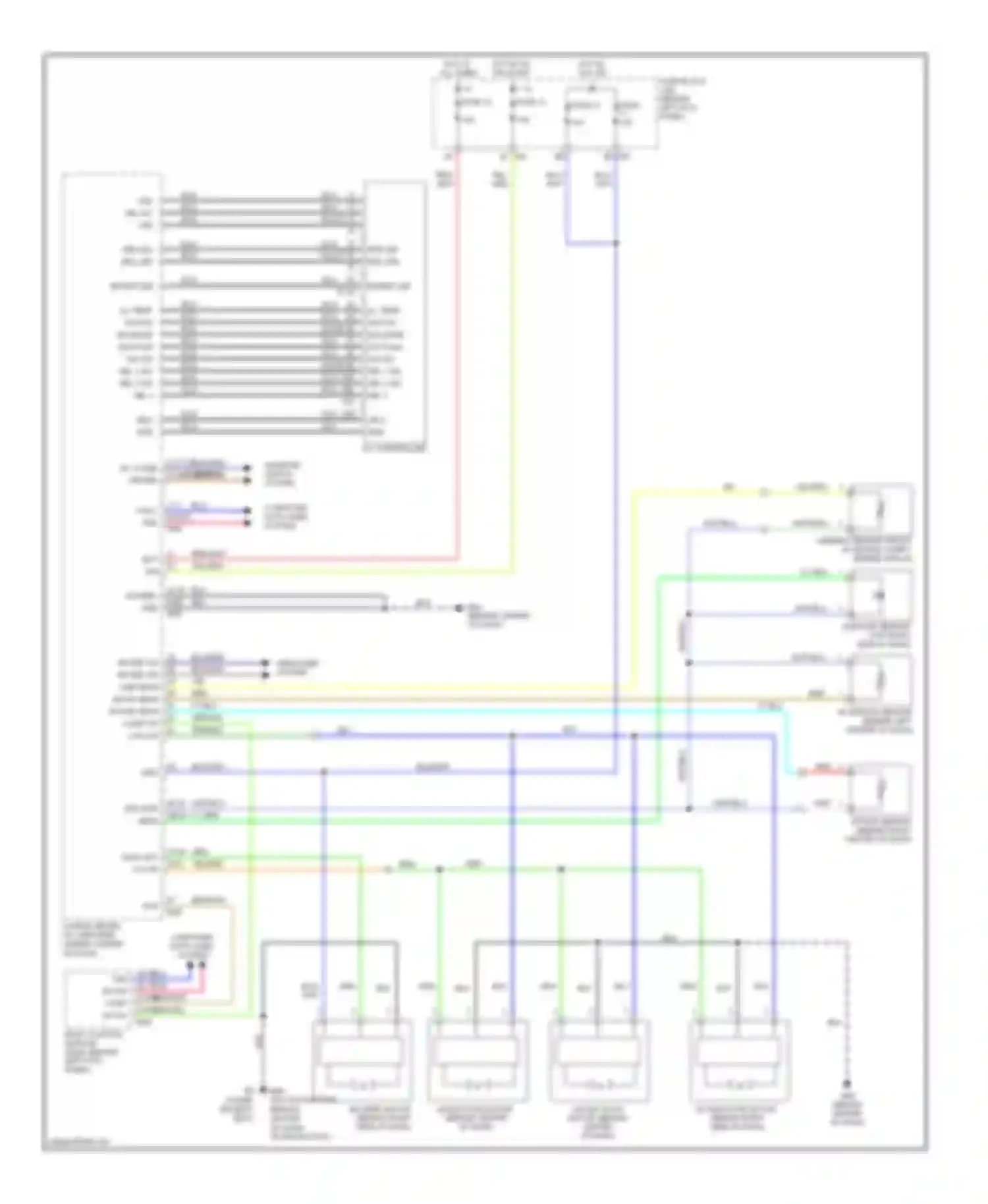 350Z Nissan I facelift (2005-2009): Automatic a/c circuit (1 of 2)