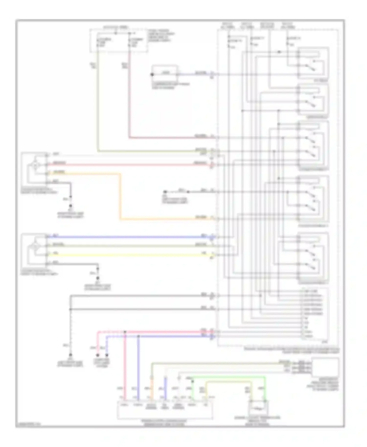 350Z Nissan I facelift (2005-2009): Automatic a/c circuit (2 of 2)