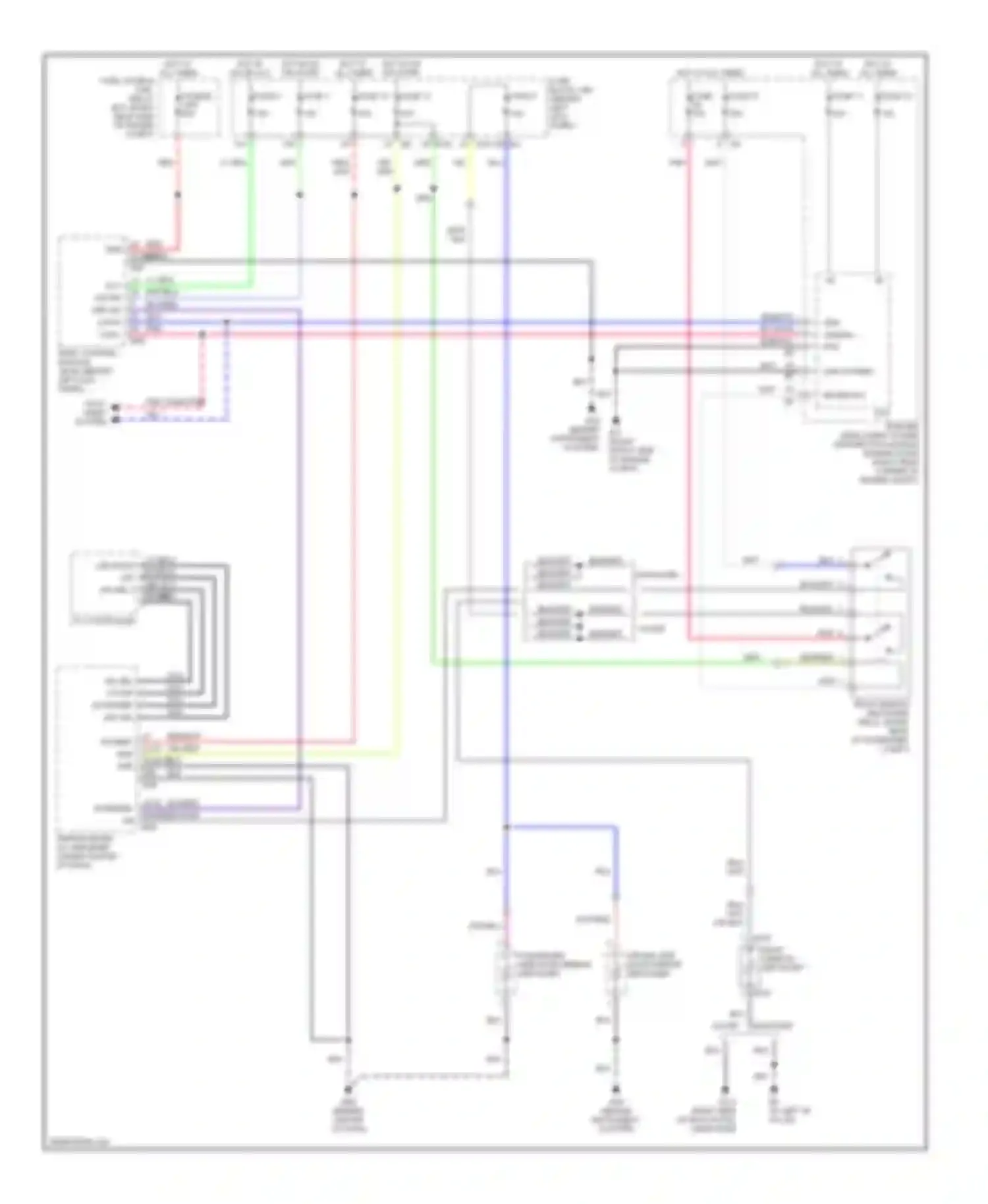 350Z Nissan I facelift (2005-2009): Defoggers circuit