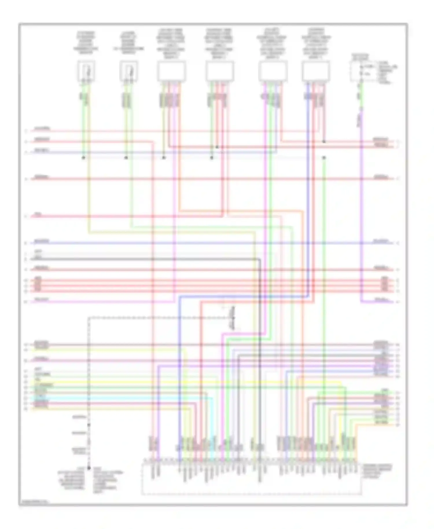 350Z Nissan I facelift (2005-2009): Wiring diagram engine performance 3.5l (4 of 6)