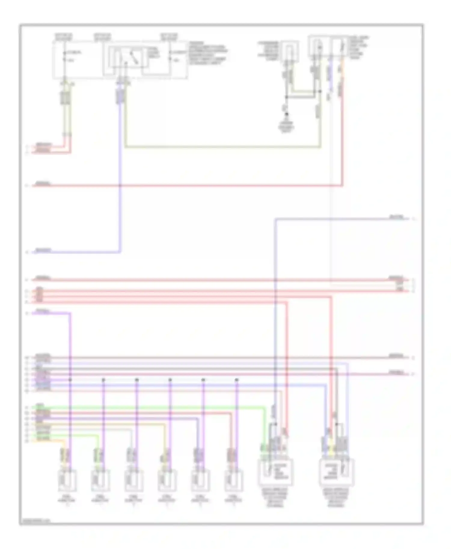 350Z Nissan I facelift (2005-2009): Wiring diagram engine performance 3.5l (5 of 6)