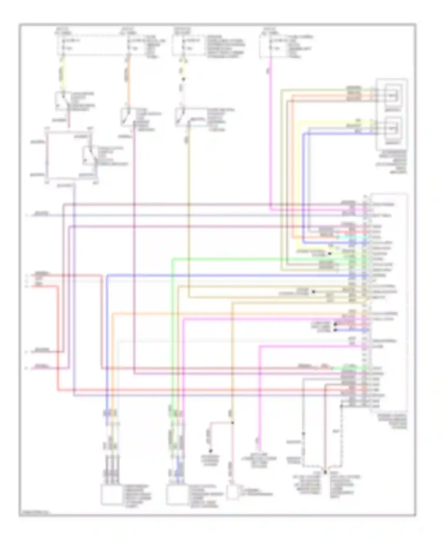 350Z Nissan I facelift (2005-2009): Wiring diagram engine performance 3.5l (6 of 6)