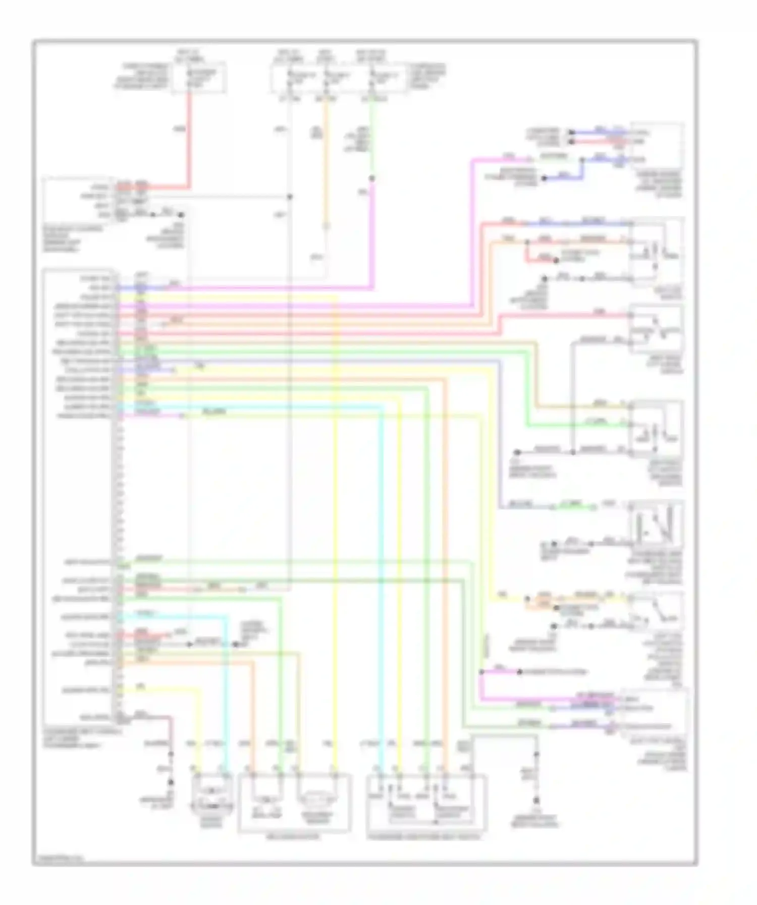 350Z Nissan I facelift (2005-2009): Passenger power seat circuit, convertible