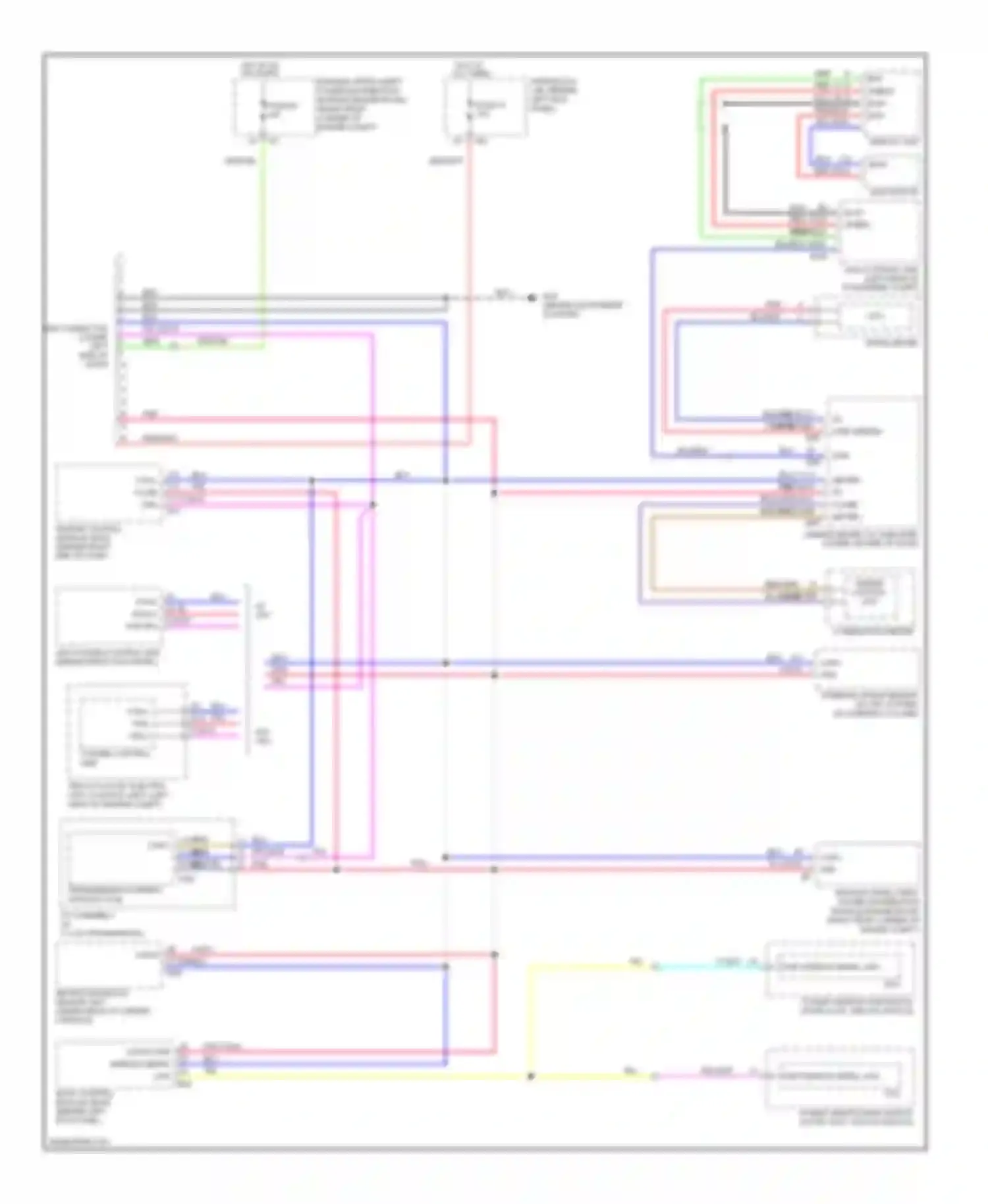 Wiring diagram combination meter for Nissan 350Z I facelift (2005-2009) (4 of 16)