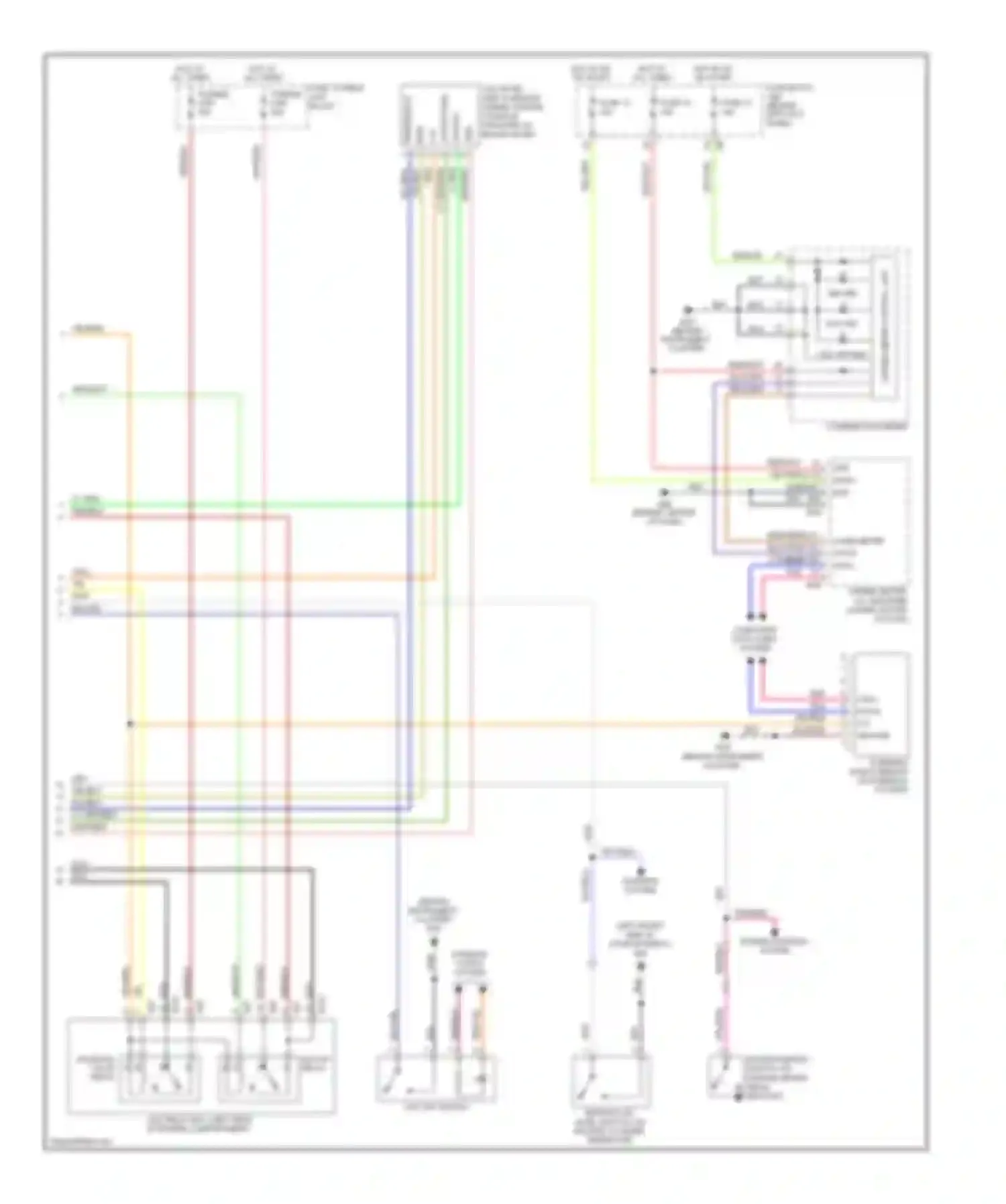 Wiring diagram computer data lines system for Nissan 350Z I facelift (2005-2009) (4 of 22)