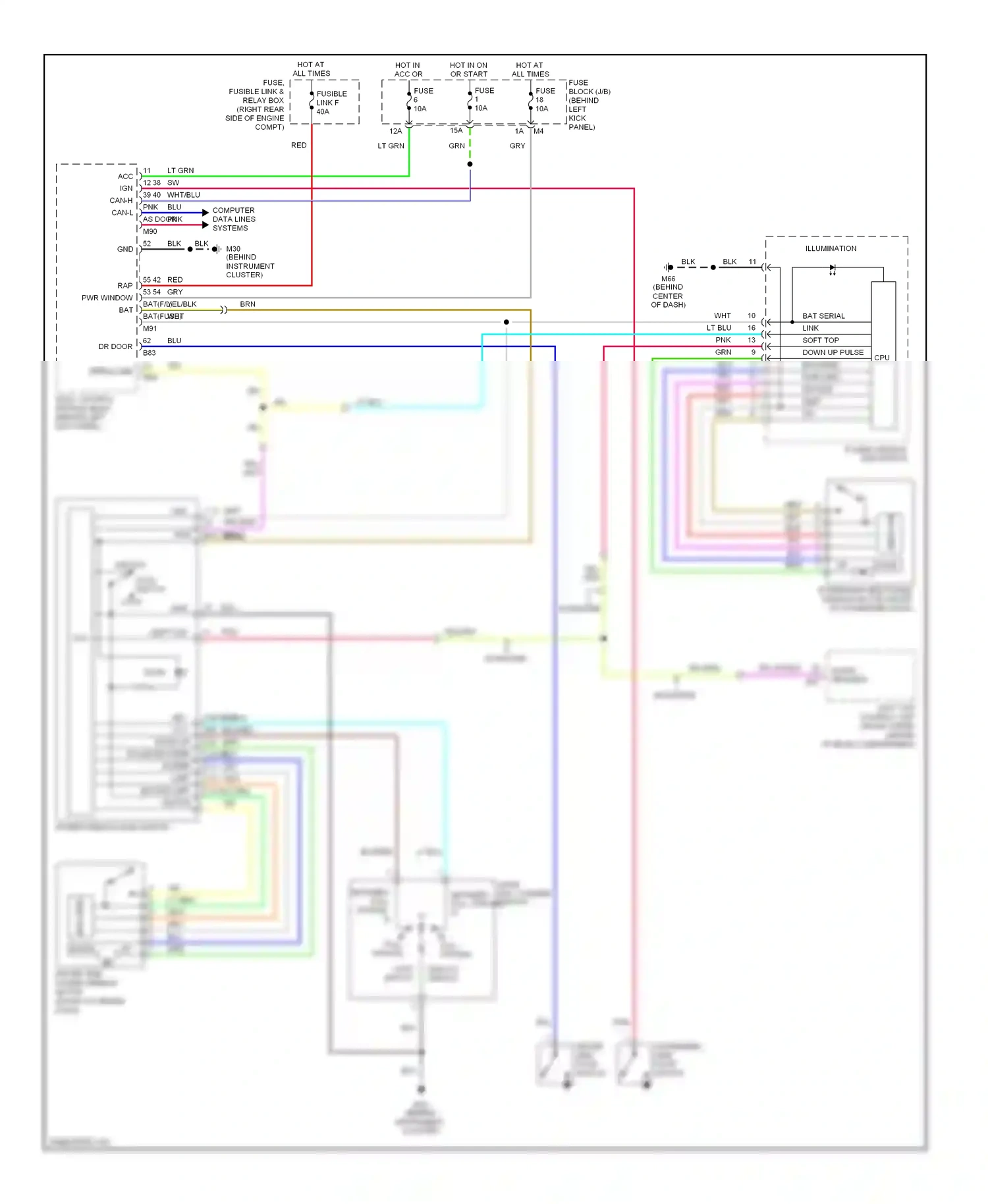 Nissan 350Z I facelift (2005-2009) encoder wiring diagram  (1 of 1)