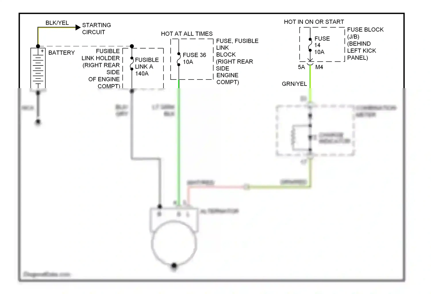 Wiring diagram engine compt) for Nissan 350Z I facelift (2005-2009) (1 of 1)