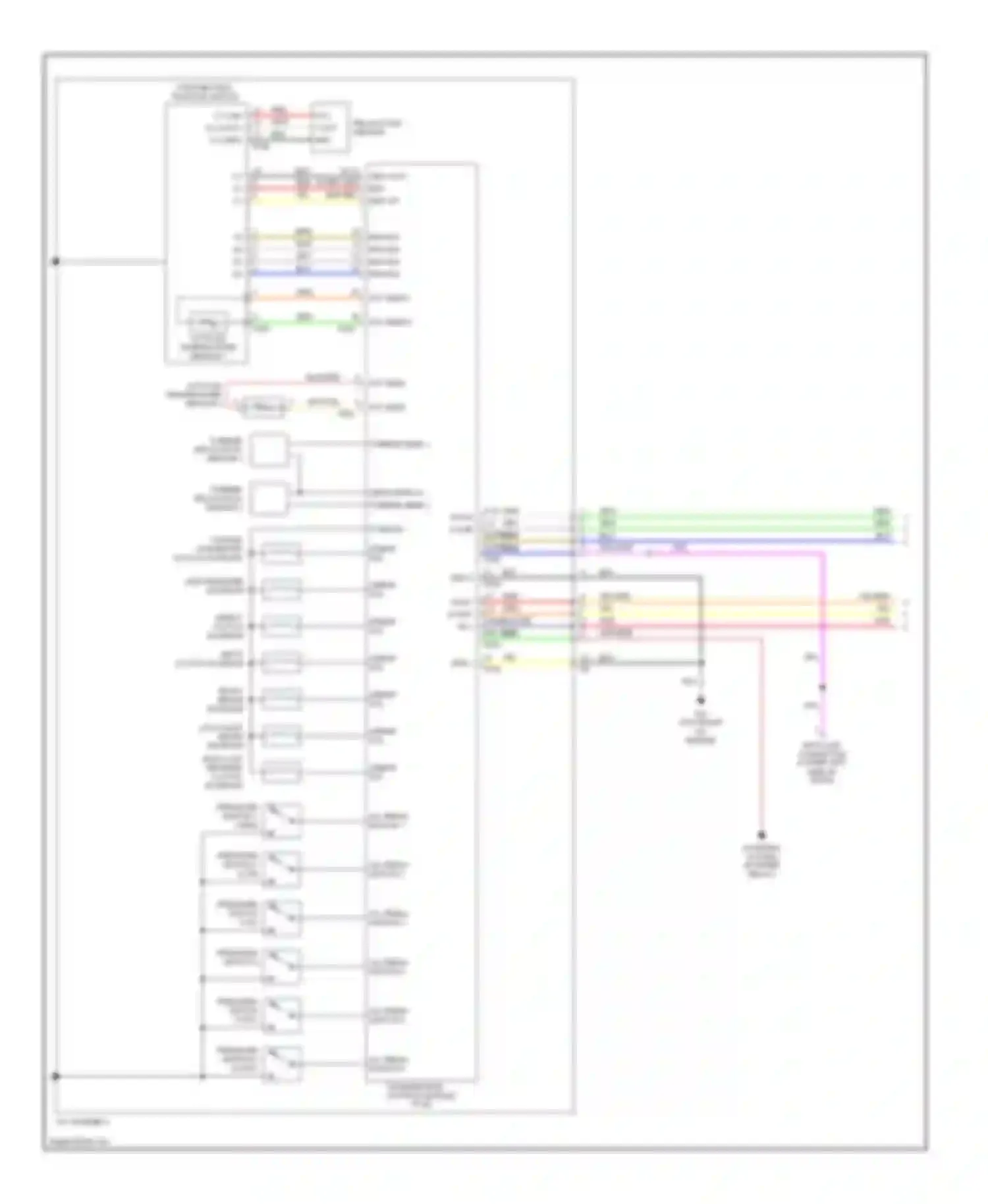 Wiring diagram revolution sensor for Nissan 350Z I facelift (2005-2009) (1 of 2)