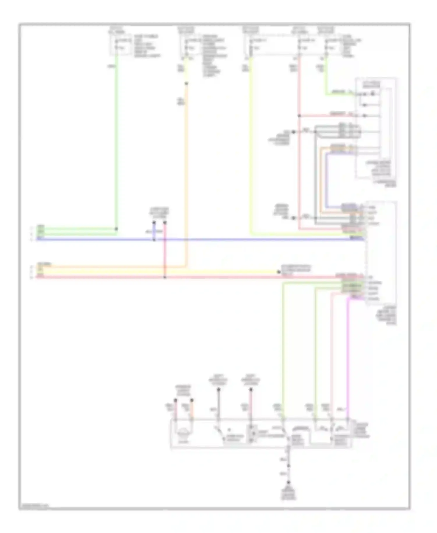 Wiring diagram shift interlock system for Nissan 350Z I facelift (2005-2009) (1 of 1)