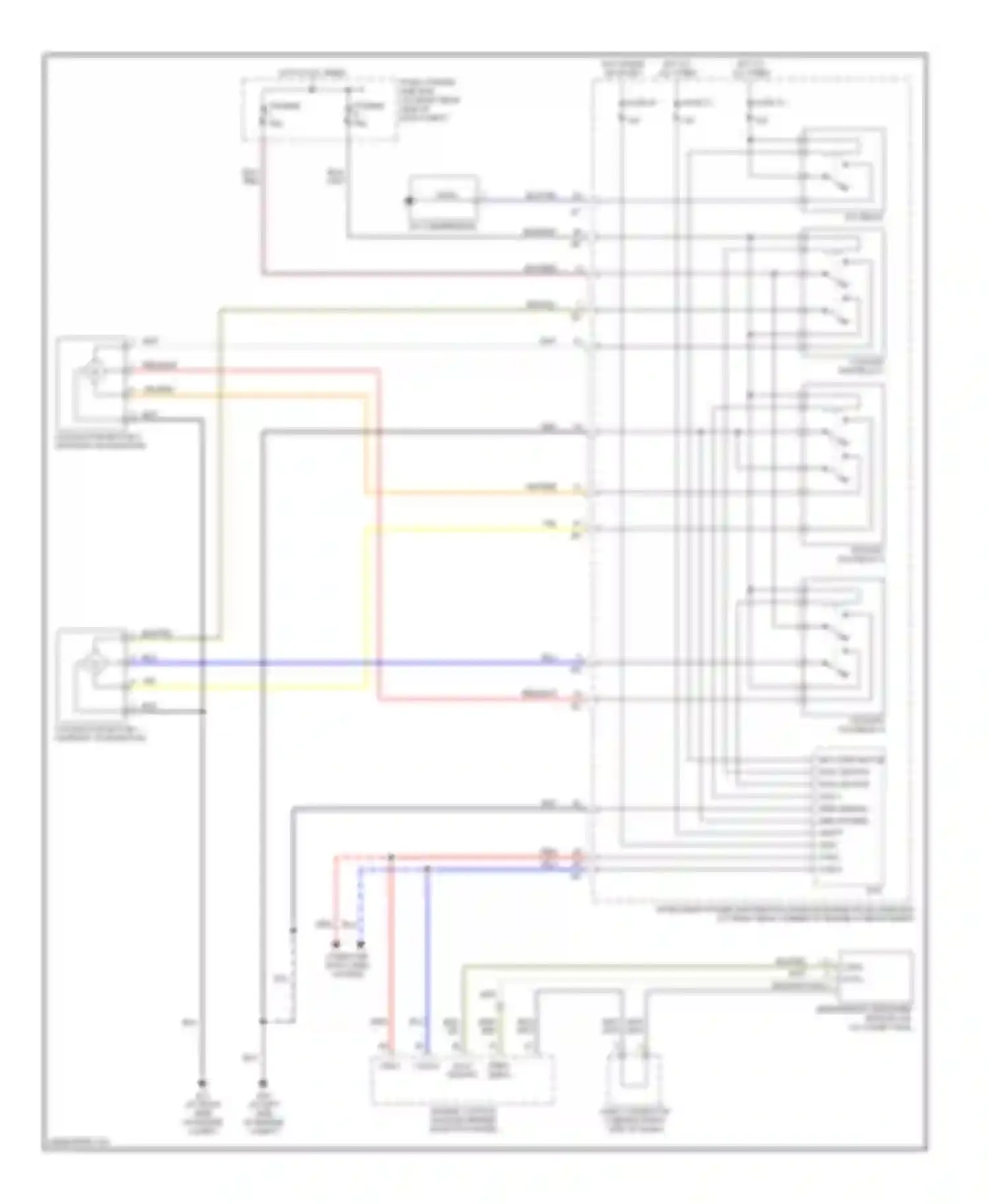 350Z Nissan I (2002-2005): Automatic a/c circuit (2 of 2)