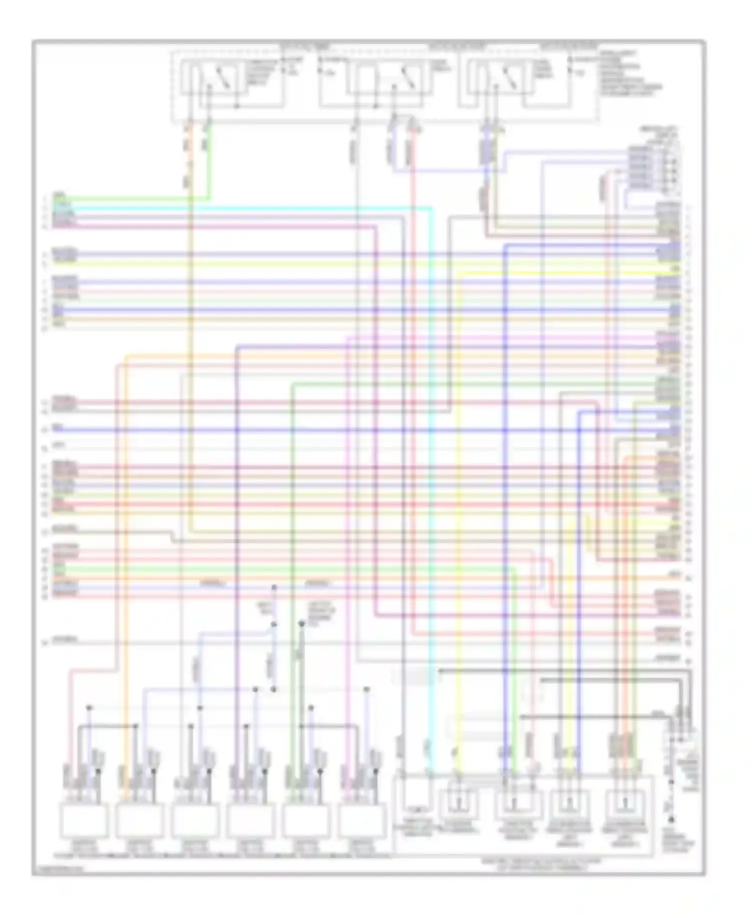 350Z Nissan I (2002-2005): Wiring diagram engine performance 3.5l (2 of 4)
