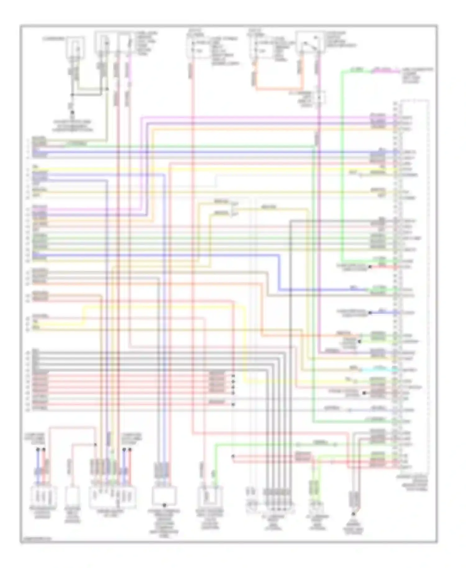 350Z Nissan I (2002-2005): Wiring diagram engine performance 3.5l (4 of 4)