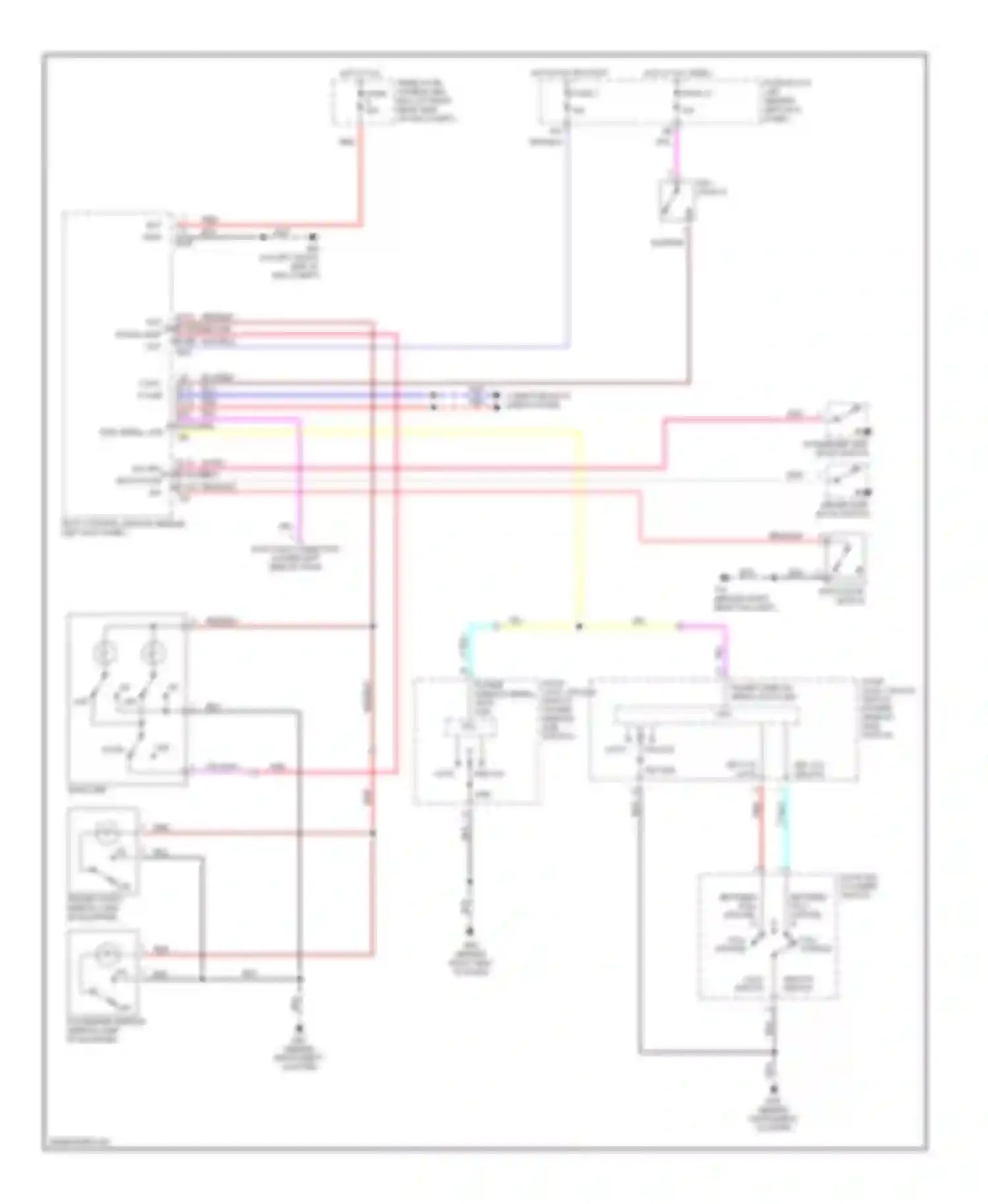 350Z Nissan I (2002-2005): Courtesy lamps circuit
