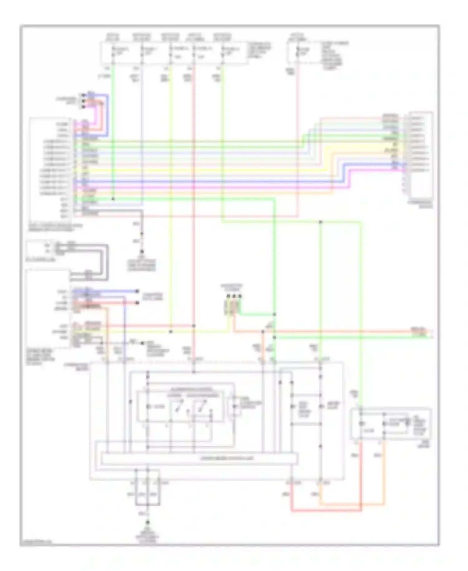 350Z Nissan I (2002-2005): Instrument illumination circuit (1 of 2)