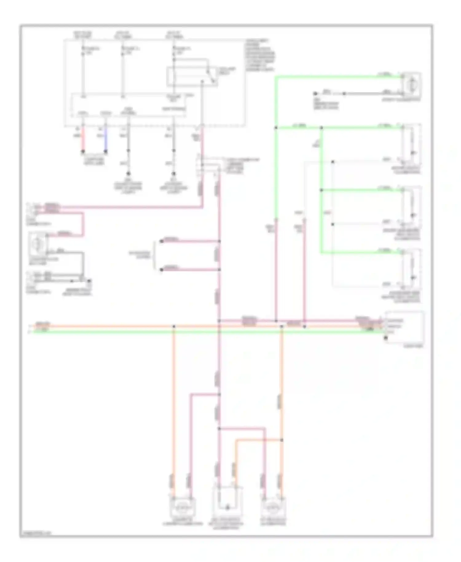 350Z Nissan I (2002-2005): Instrument illumination circuit (2 of 2)