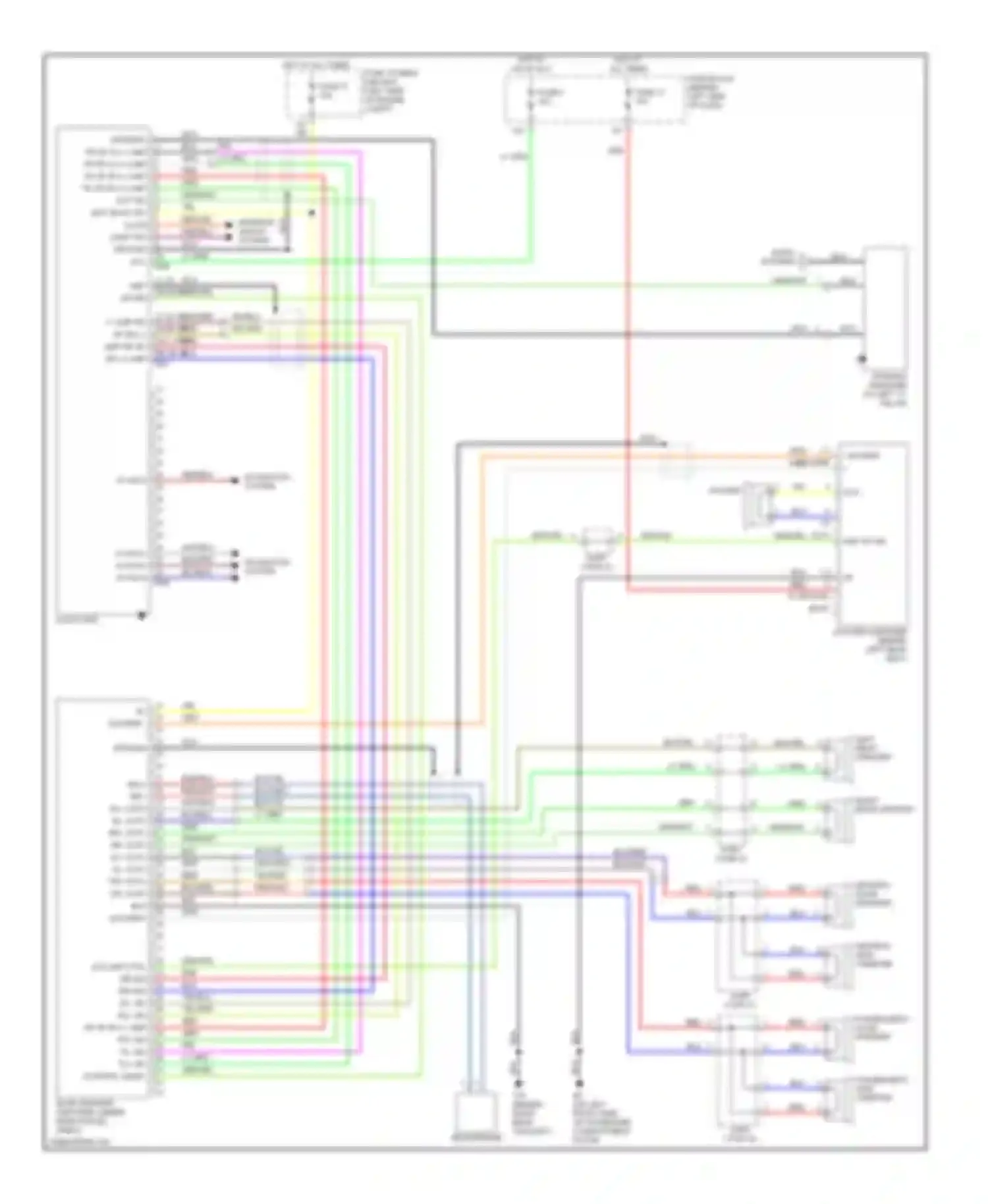 350Z Nissan I (2002-2005): Radio circuit, bose