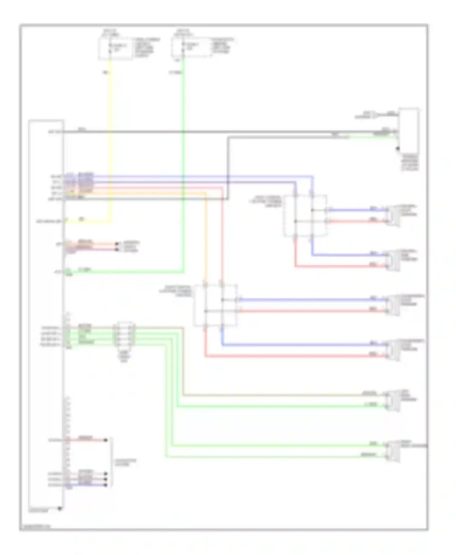 350Z Nissan I (2002-2005): Radio circuit, except bose