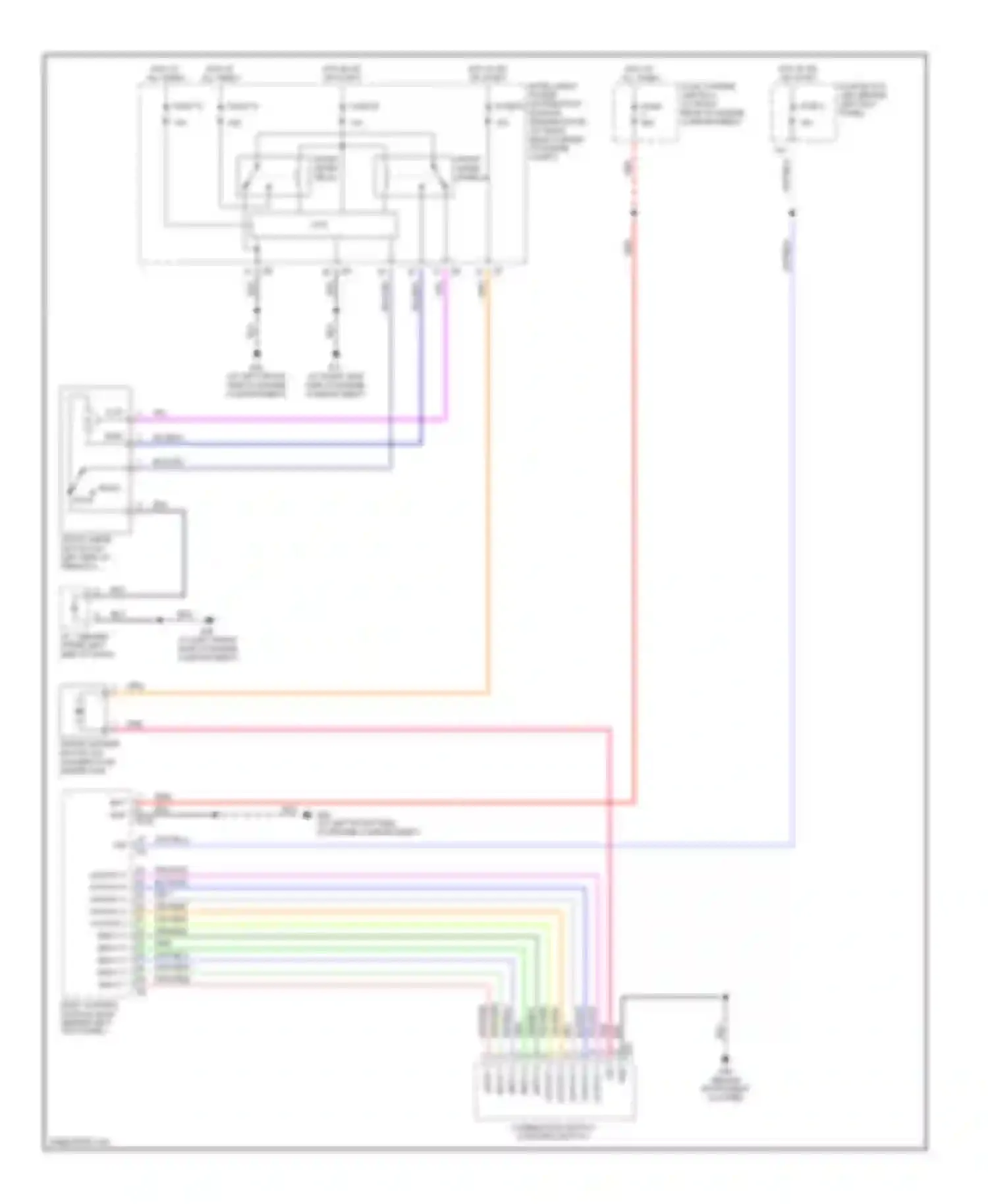 350Z Nissan I (2002-2005): Front wiper/washer circuit