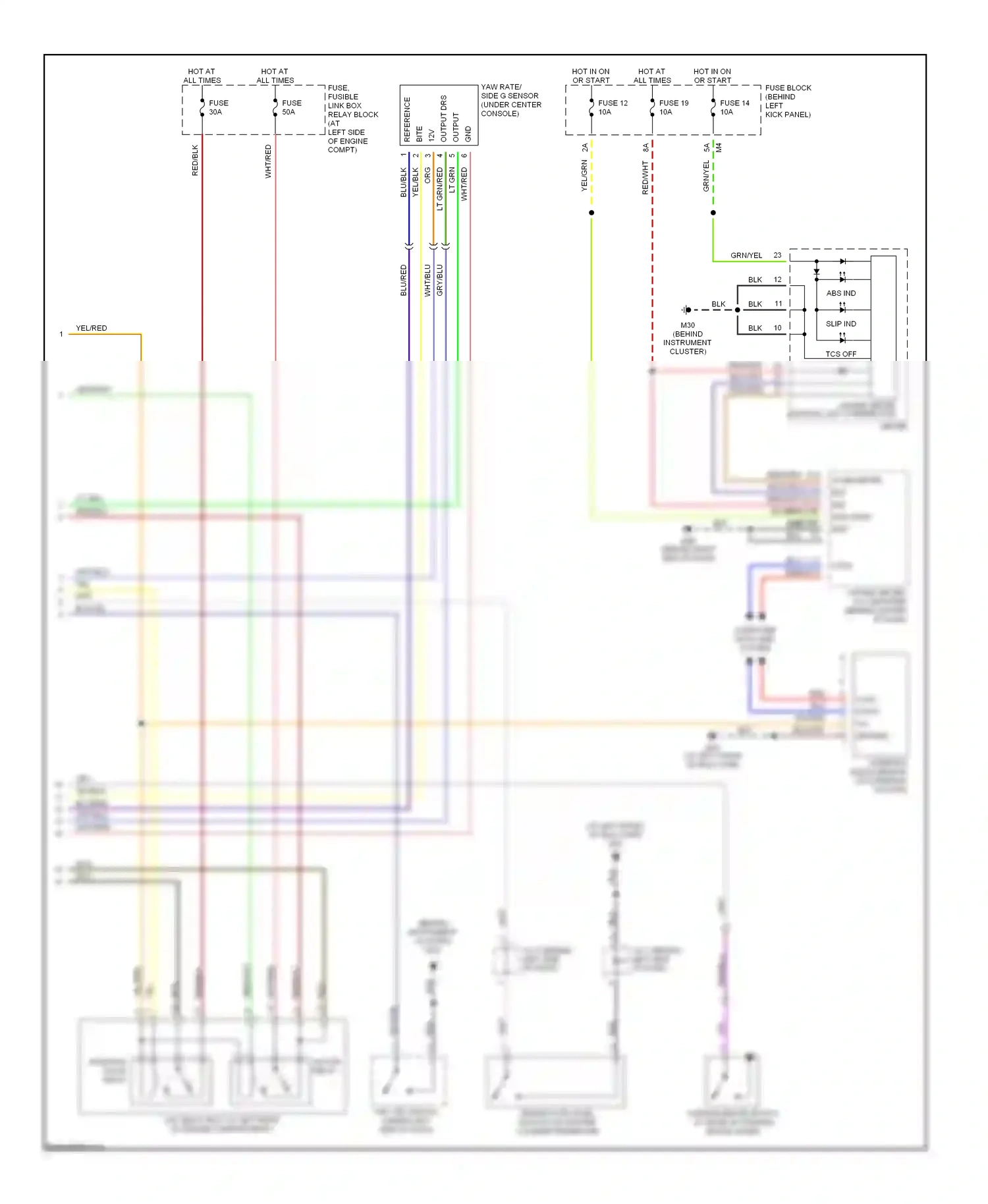 Wiring diagram computer data line system for Nissan 350Z I (2002-2005) (2 of 2)
