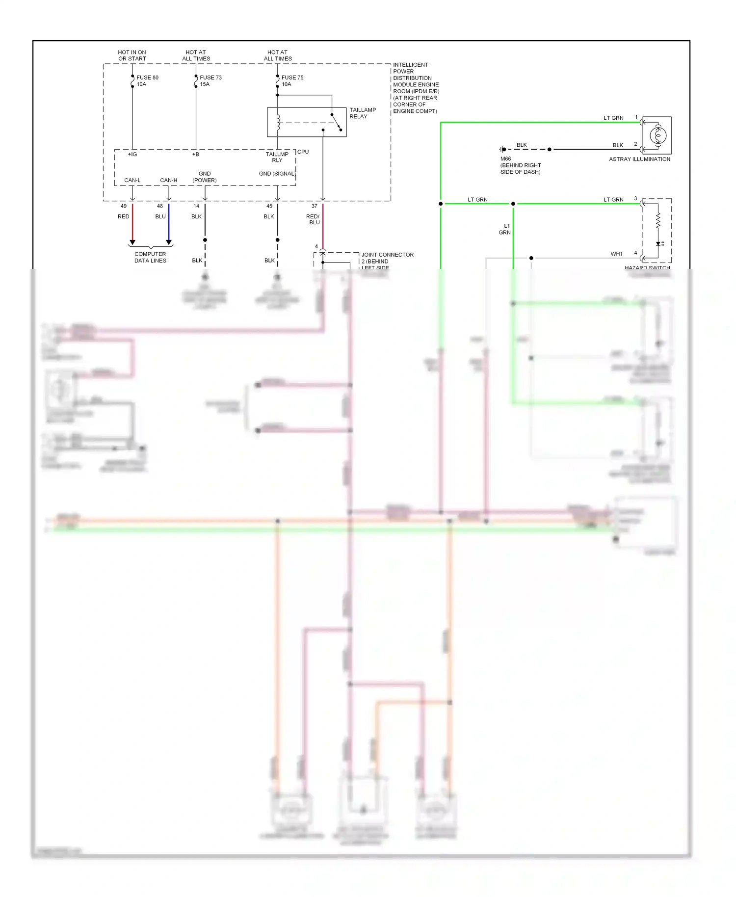Wiring diagram computer data lines for Nissan 350Z I (2002-2005) (3 of 4)