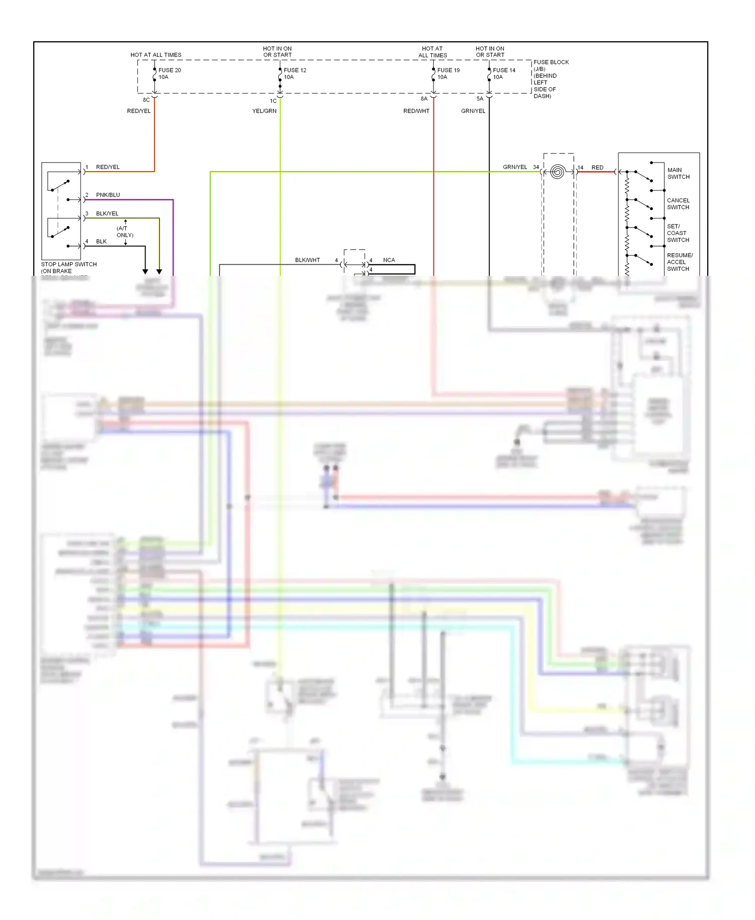 Wiring diagram sensor 2 for Nissan 350Z I (2002-2005) (1 of 1)