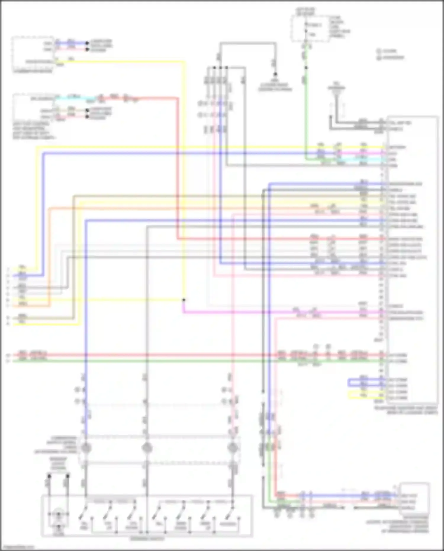 370Z Nissan I facelift (2012-2020): Radio circuit, base (2 of 2)