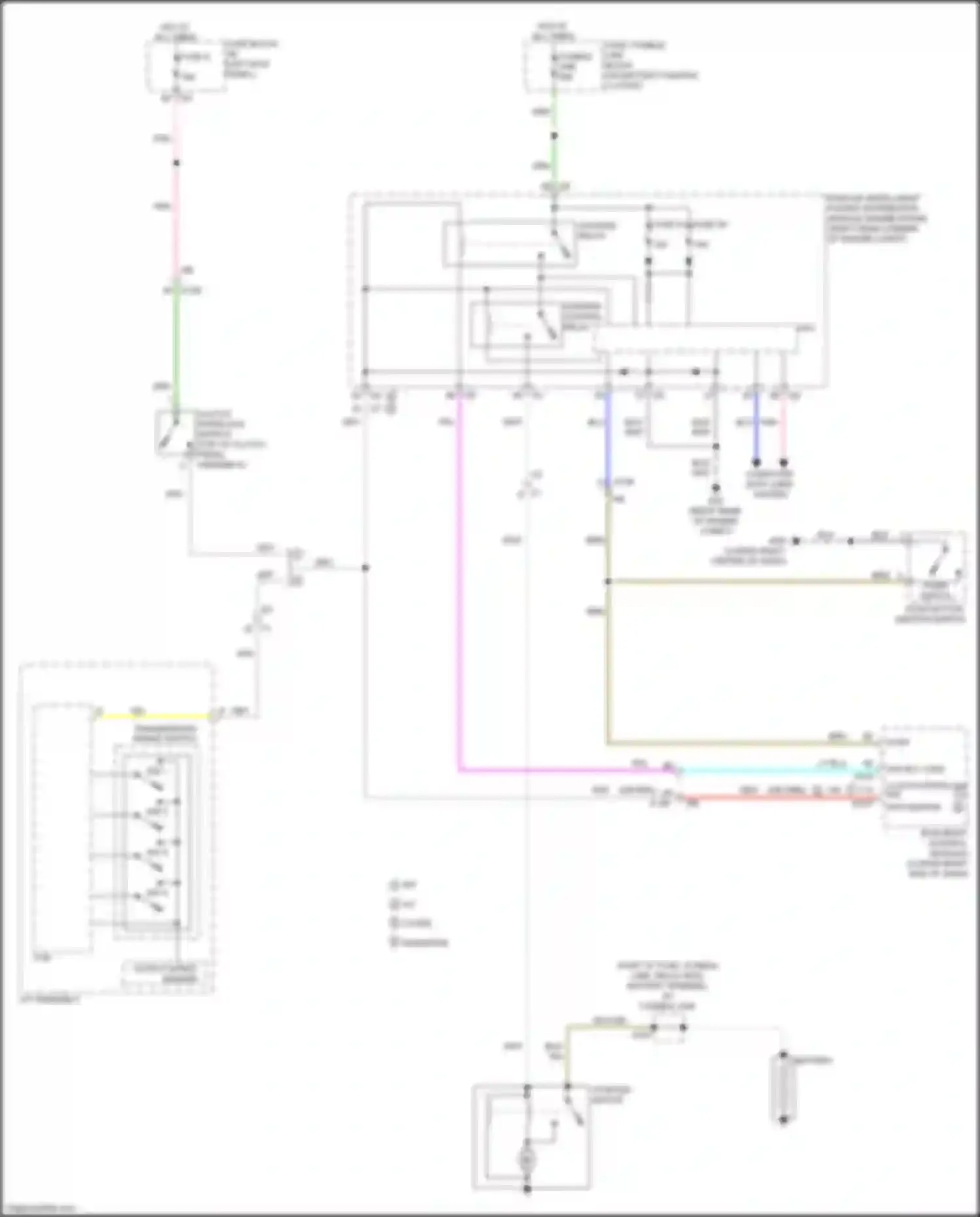Wiring diagram battery terminal w/ fusible link for Nissan 370Z I facelift (2012-2020) (9 of 9)