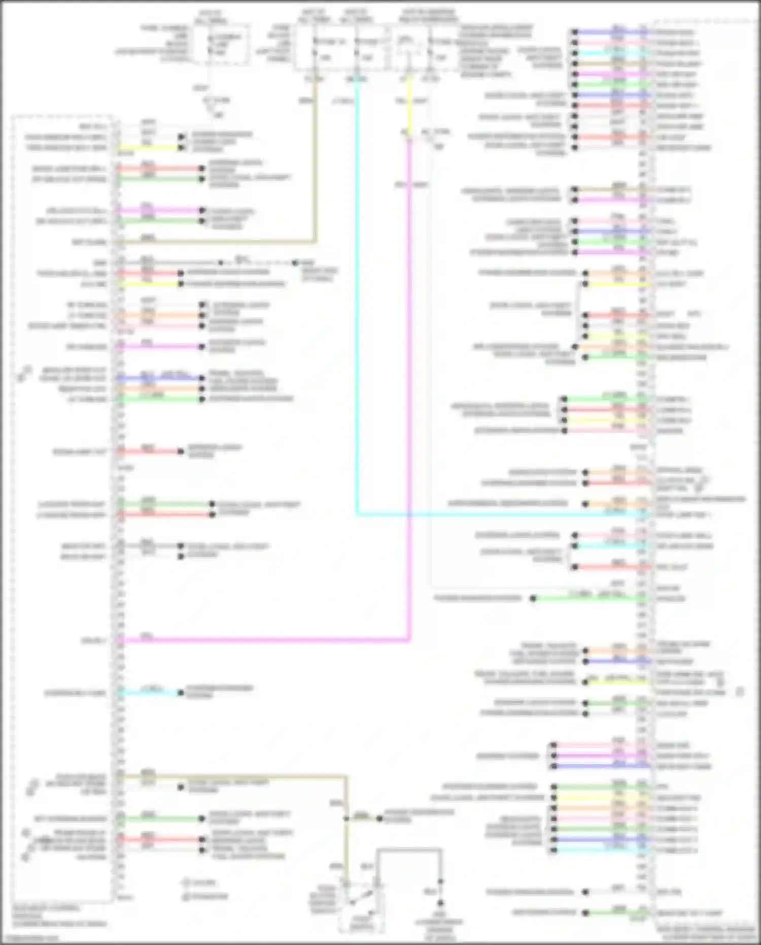 Wiring diagram combi in 5 for Nissan 370Z I facelift (2012-2020) (1 of 1)