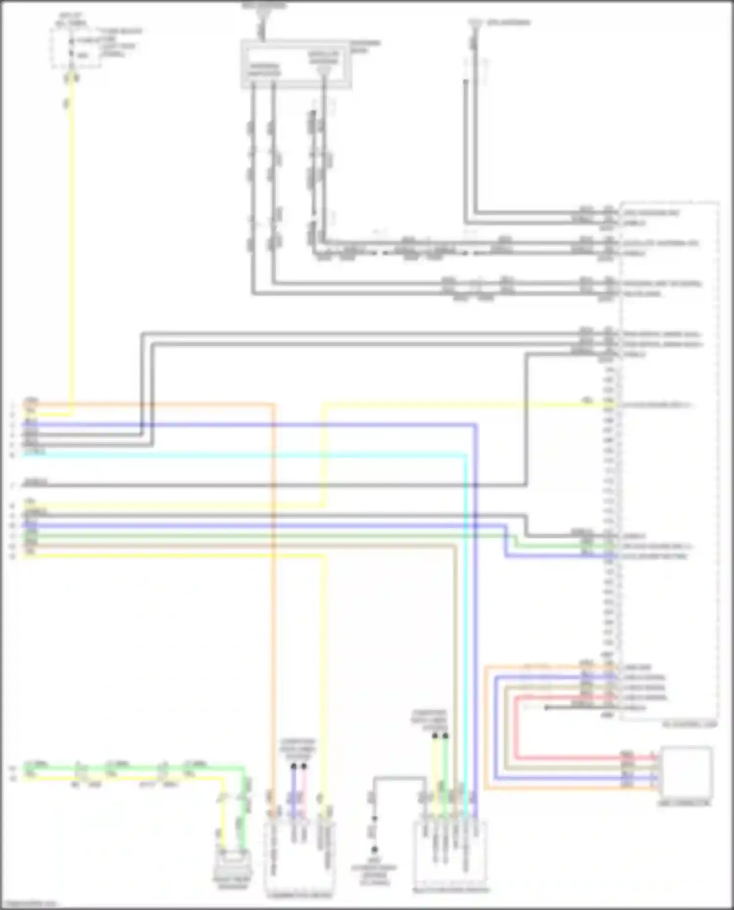 Wiring diagram combination meter for Nissan 370Z I facelift (2012-2020) (5 of 28)