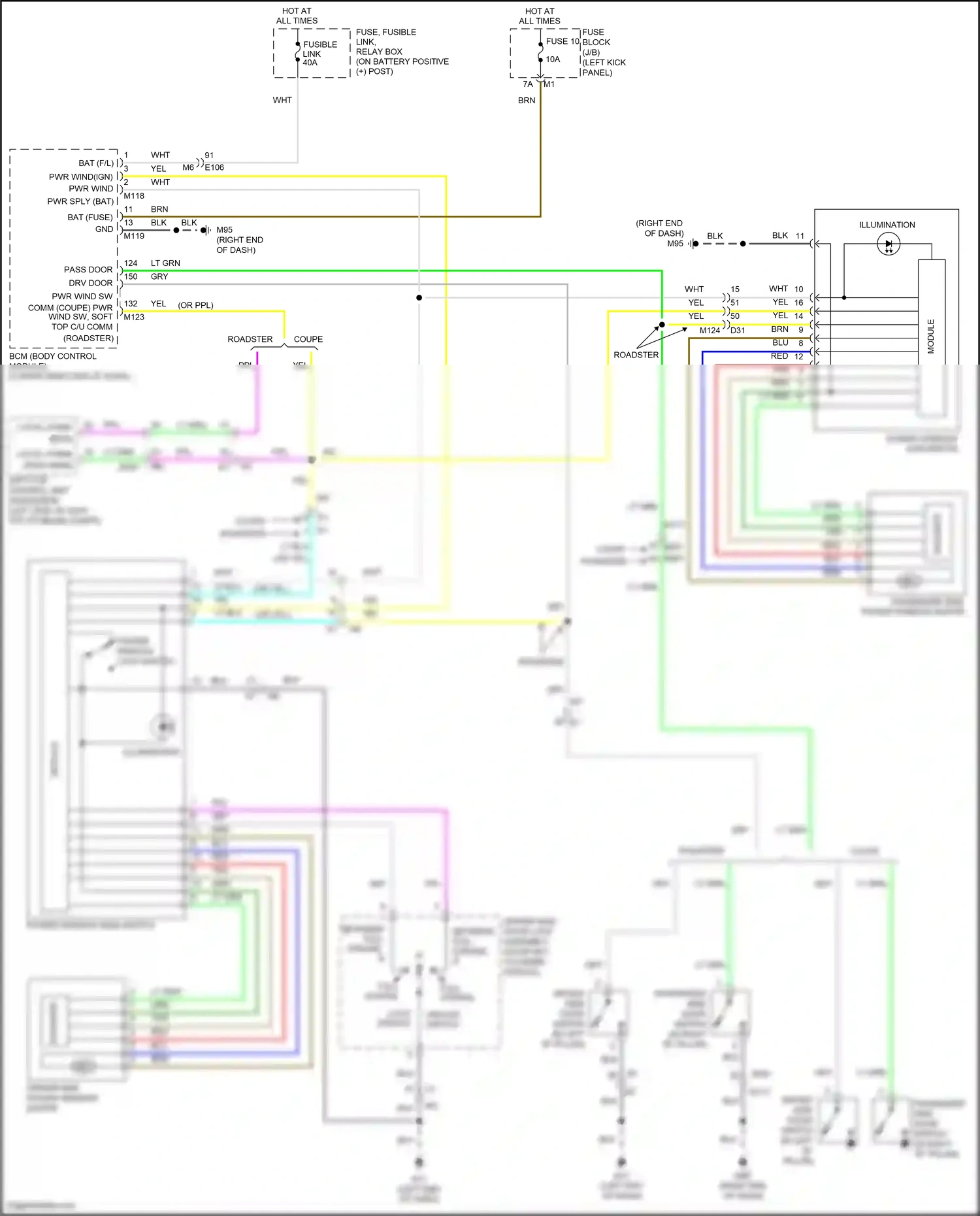 Nissan 370Z I facelift (2012-2020) encoder wiring diagram  (1 of 1)