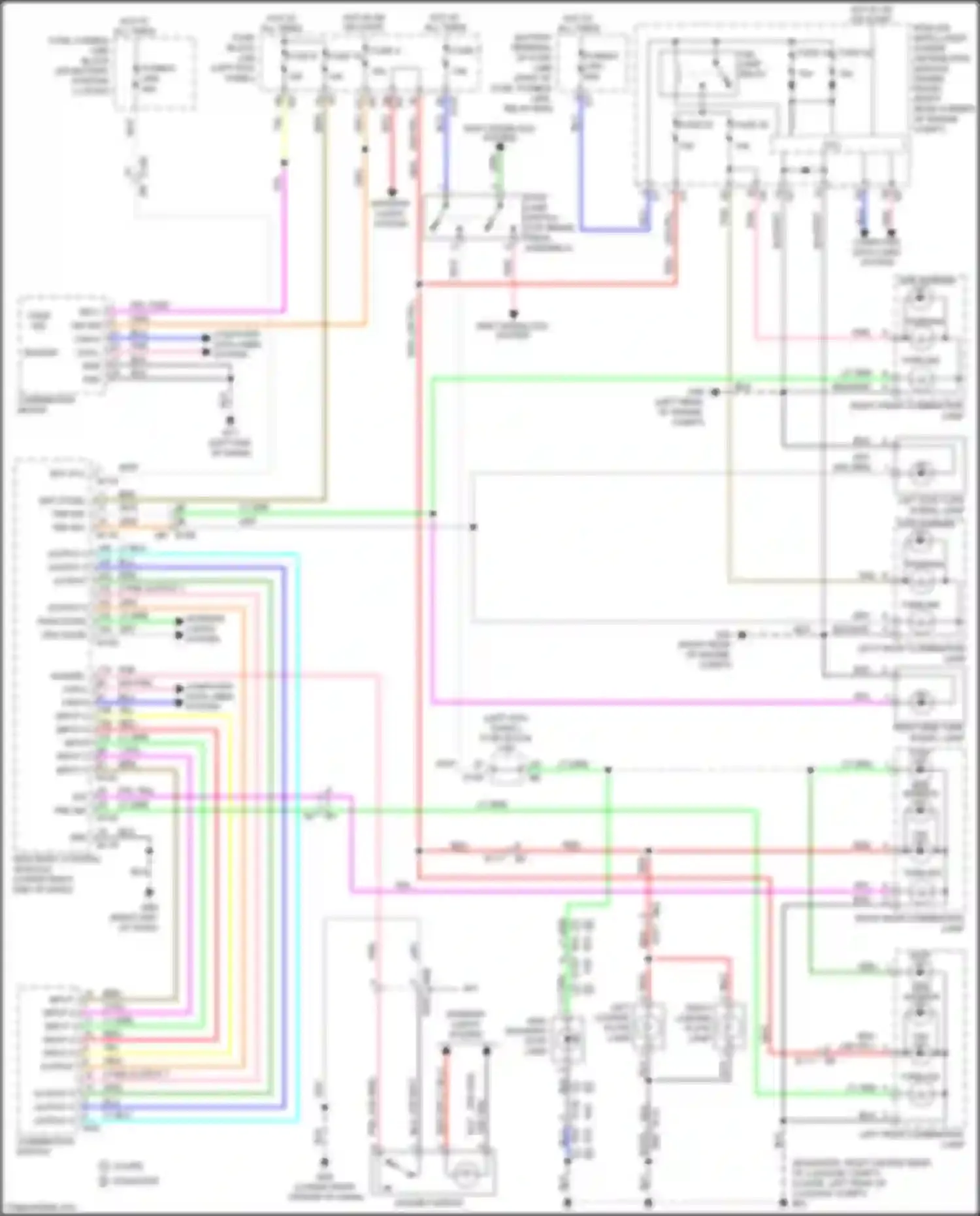 Wiring diagram input 2 for Nissan 370Z I facelift (2012-2020) (2 of 7)