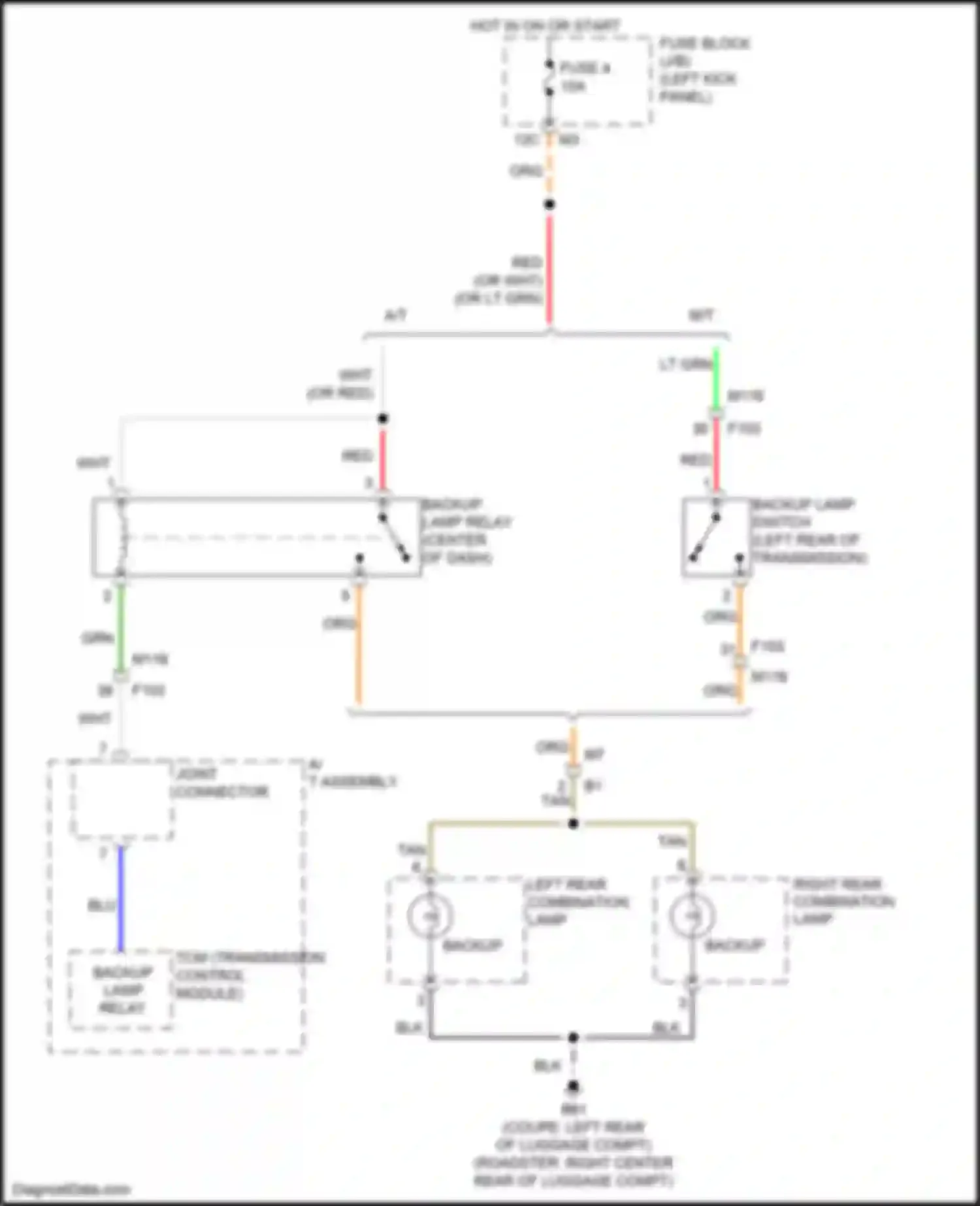 Wiring diagram joint connector for Nissan 370Z I facelift (2012-2020) (1 of 6)