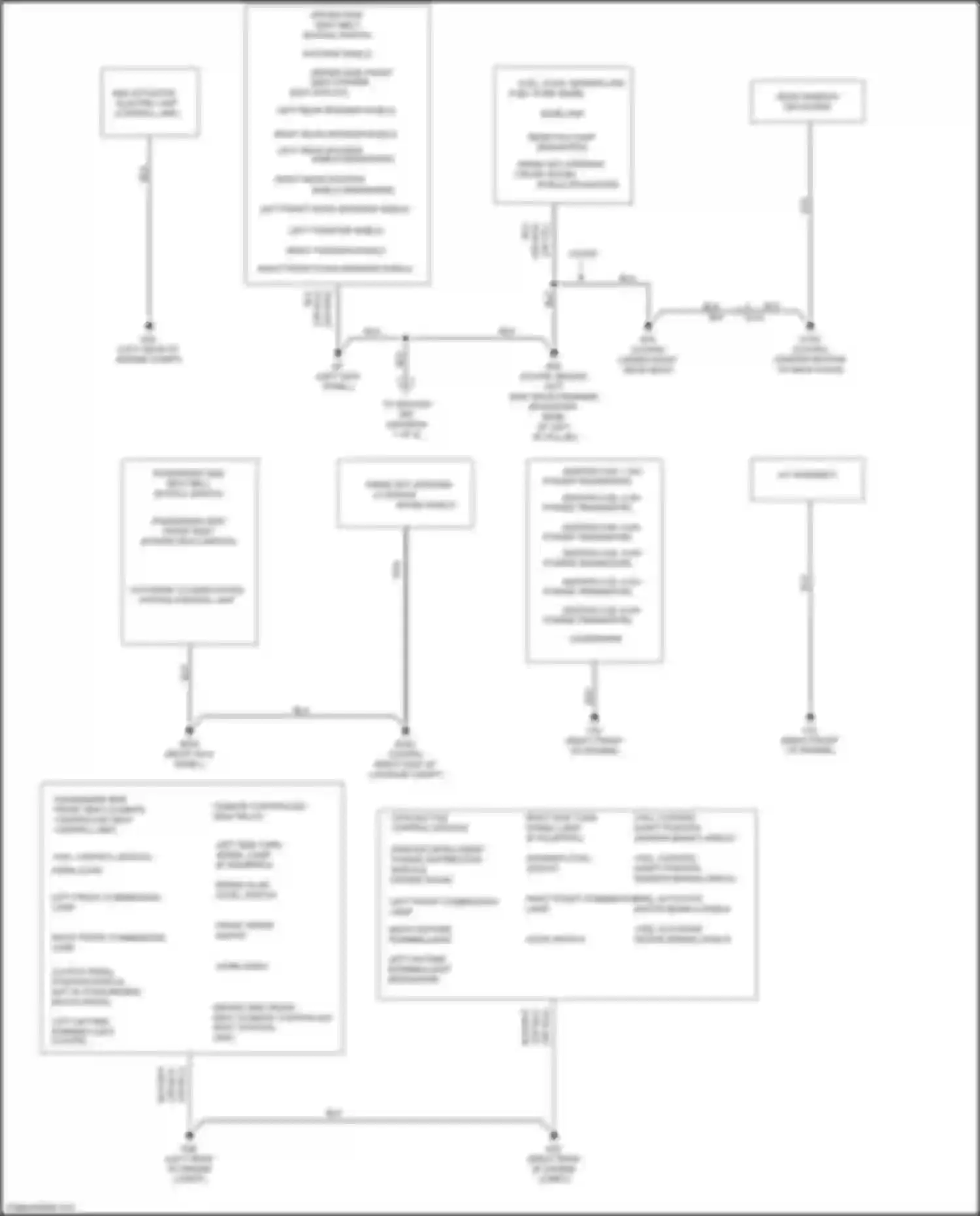 Wiring diagram occupant classification system control unit for Nissan 370Z I facelift (2012-2020) (2 of 3)