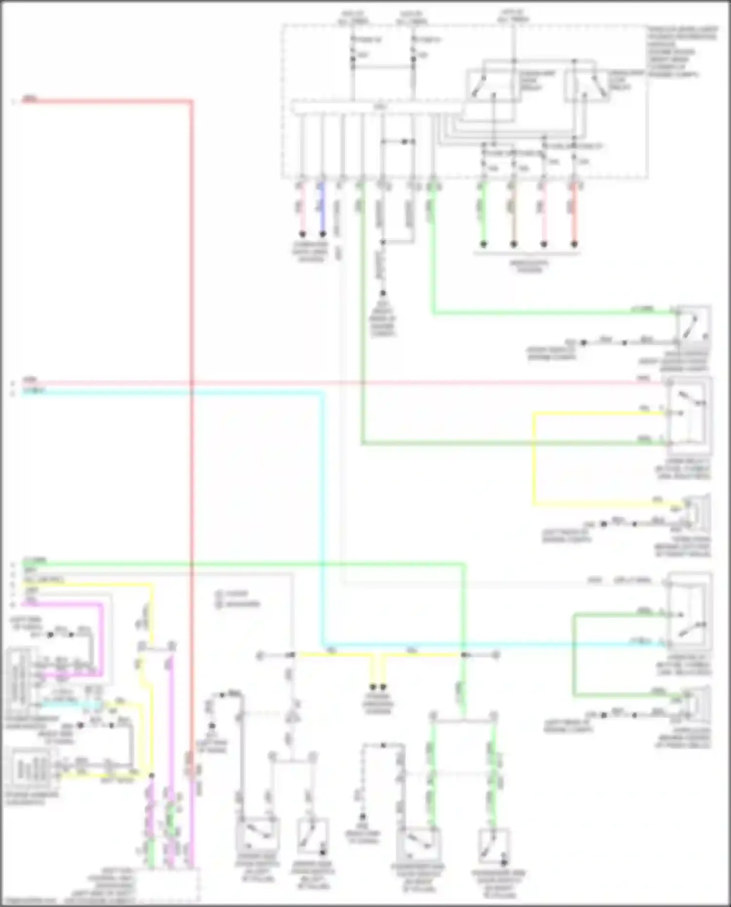 Wiring diagram right end of dash) for Nissan 370Z I facelift (2012-2020) (3 of 32)