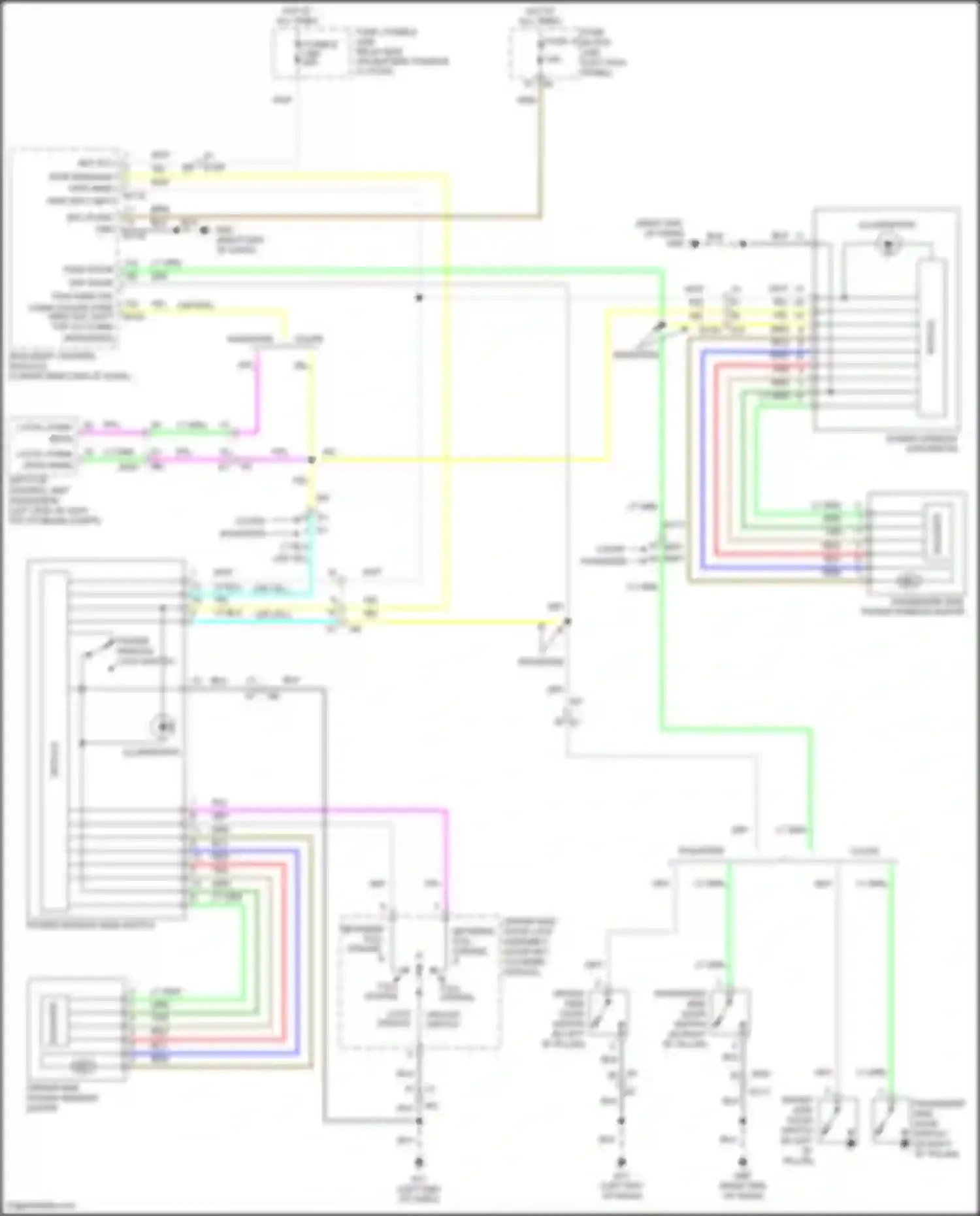 Wiring diagram right end of dash) for Nissan 370Z I facelift (2012-2020) (9 of 32)