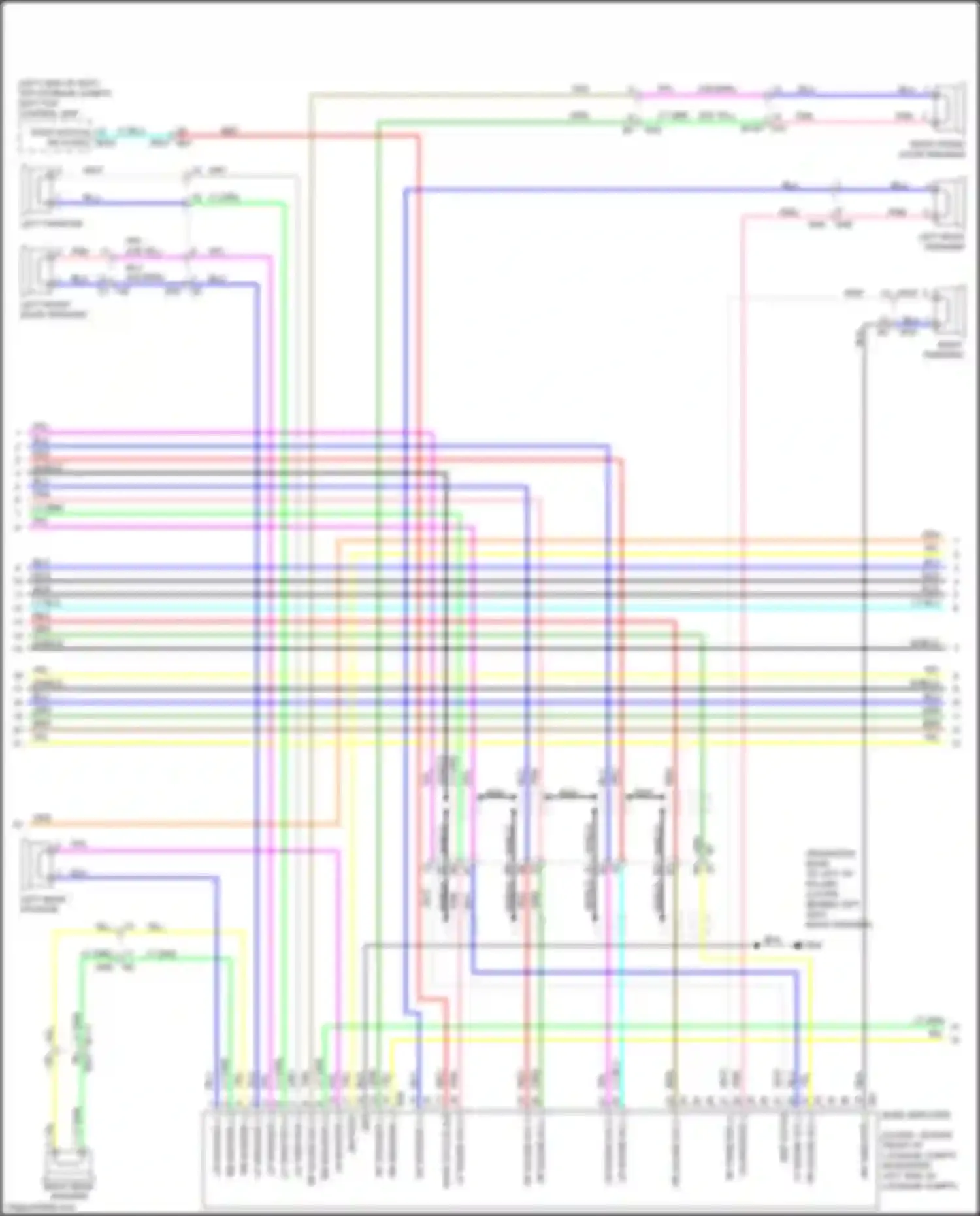 Wiring diagram roof status sig for Nissan 370Z I facelift (2012-2020) (2 of 4)
