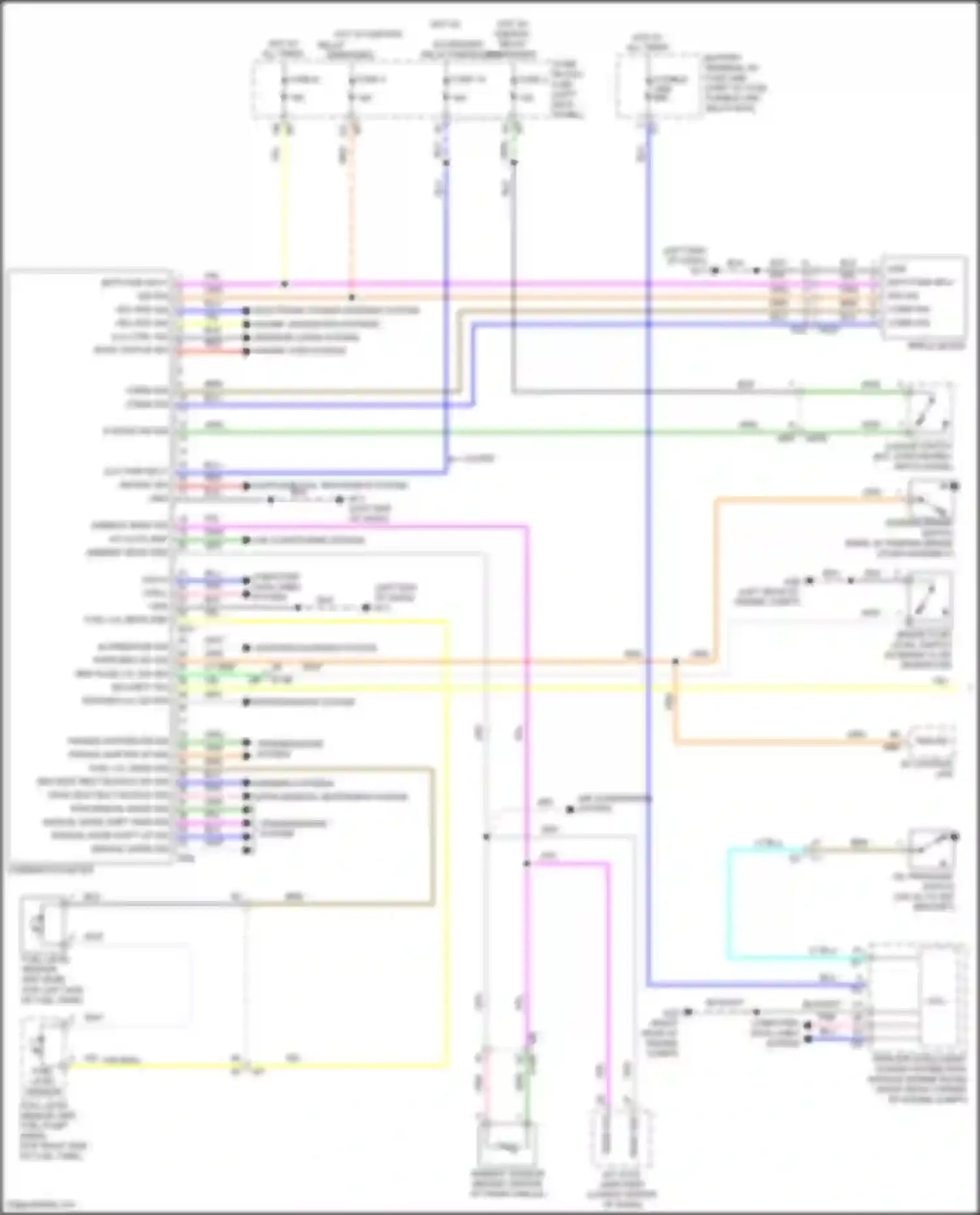 Wiring diagram s-mode sw sig for Nissan 370Z I facelift (2012-2020) (1 of 1)