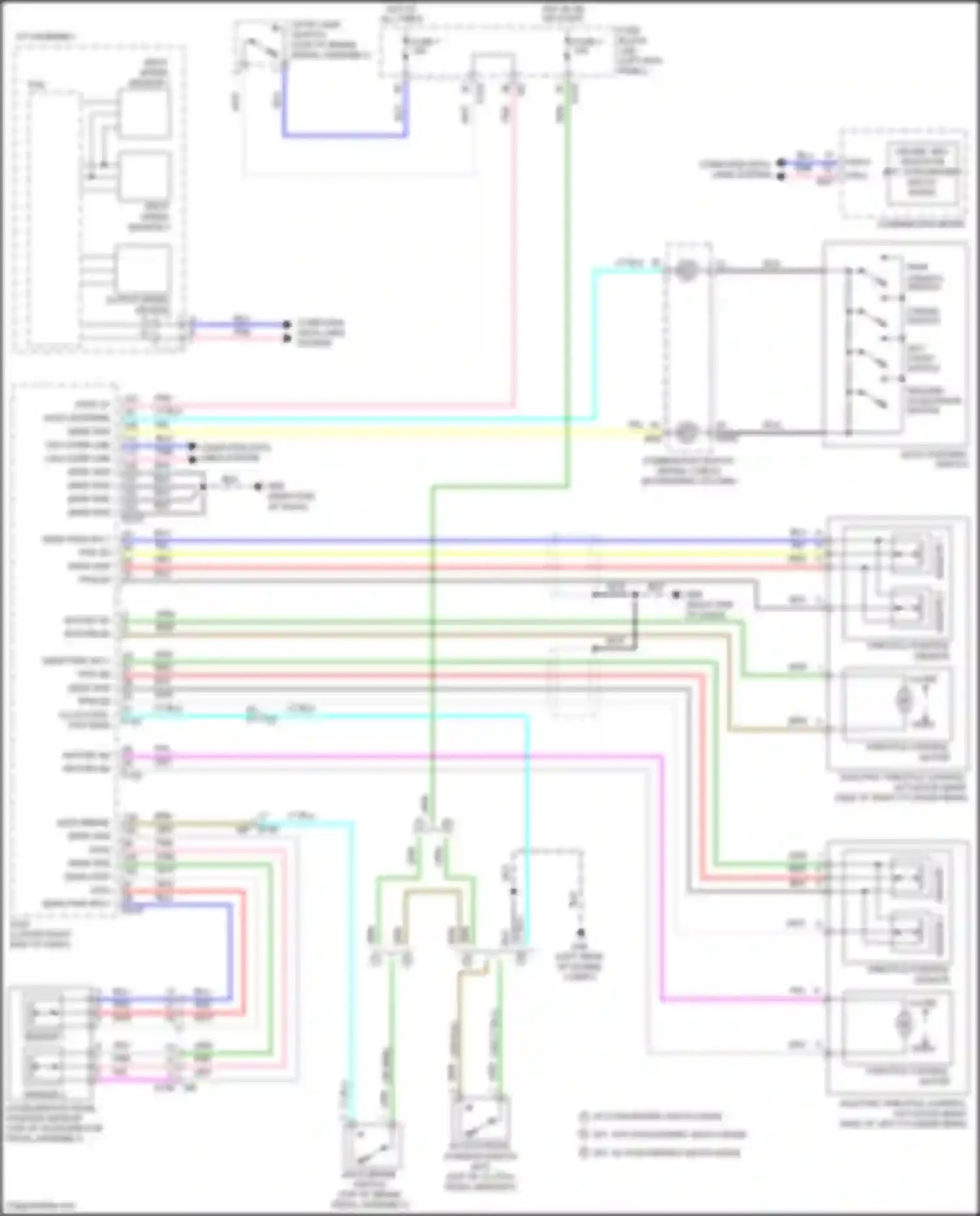Wiring diagram sensor 1 for Nissan 370Z I facelift (2012-2020) (1 of 5)