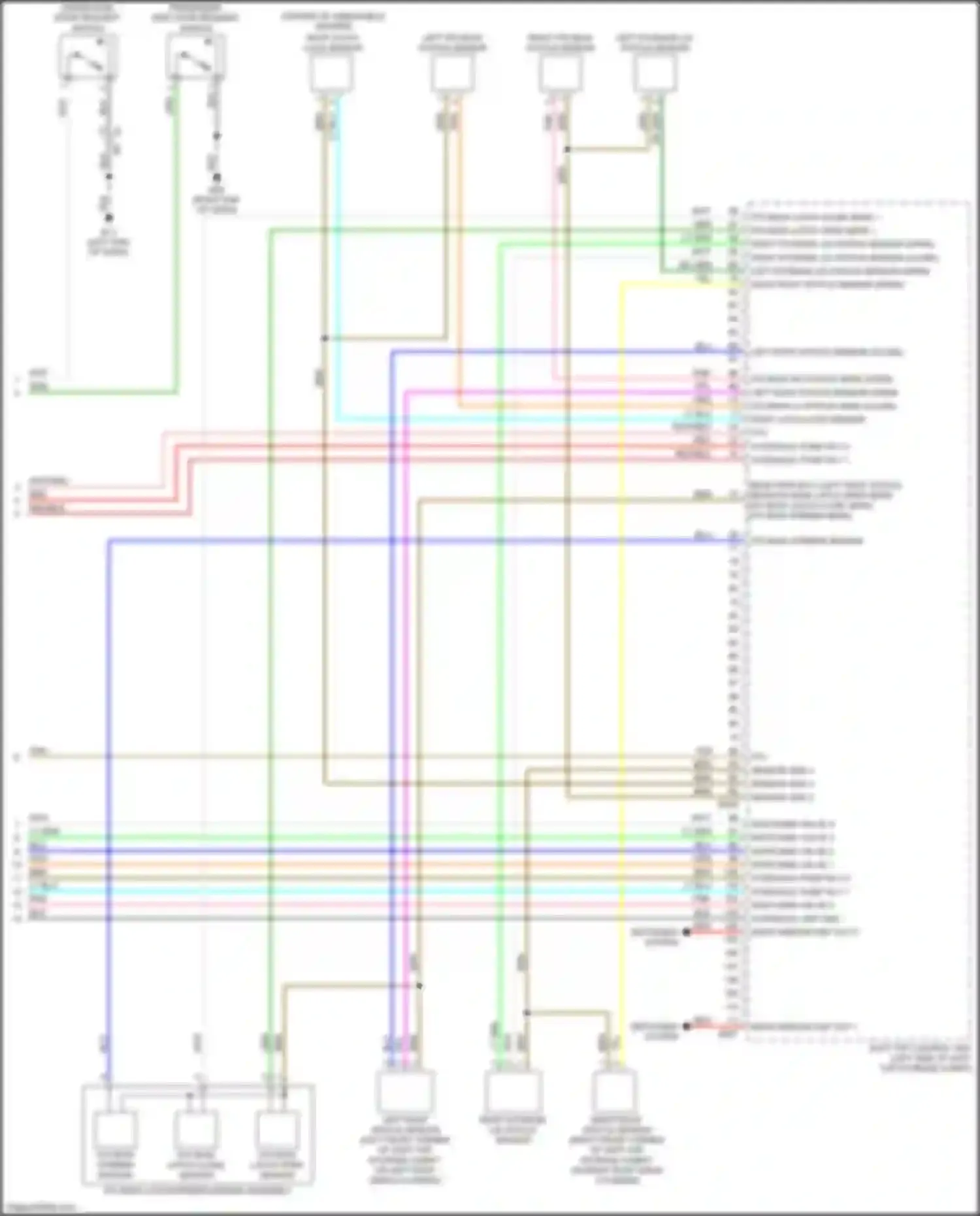Wiring diagram switching valve 5 for Nissan 370Z I facelift (2012-2020) (2 of 2)