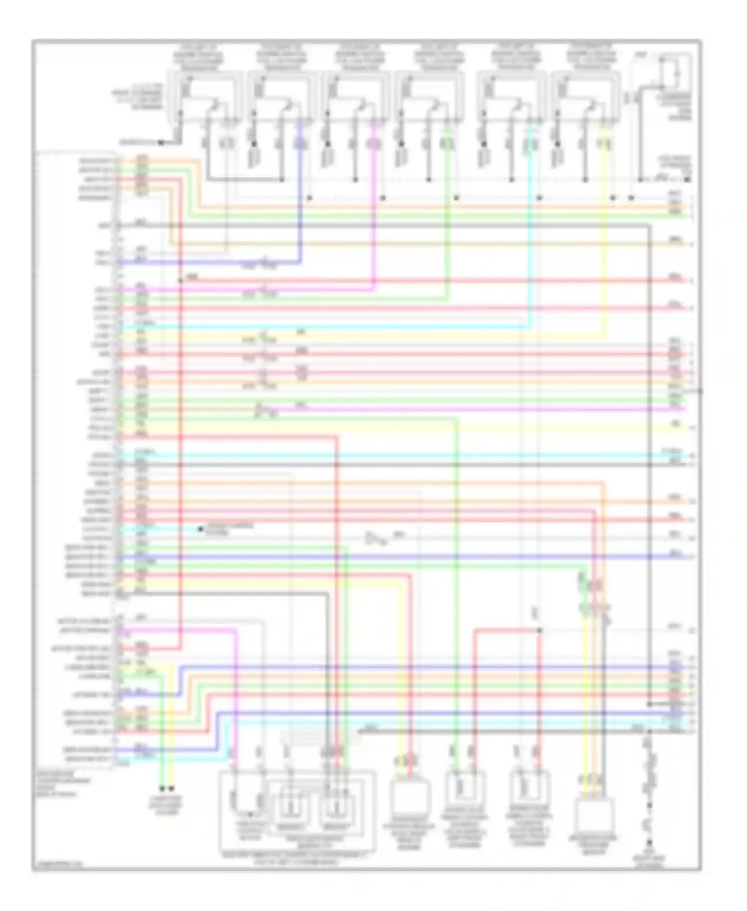370Z Nissan I (2008-2014): Wiring diagram engine performance 3.7l (1 of 5)