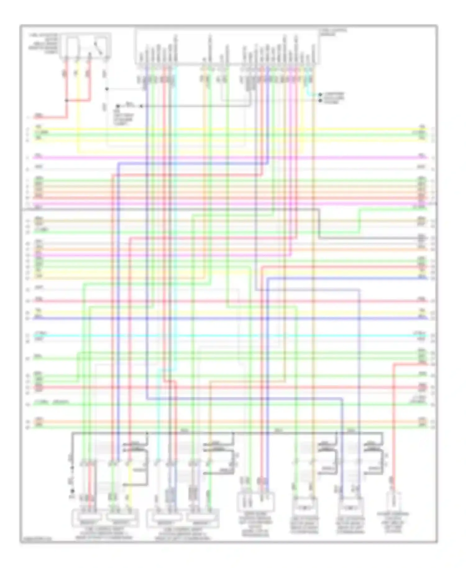 370Z Nissan I (2008-2014): Wiring diagram engine performance 3.7l (4 of 5)