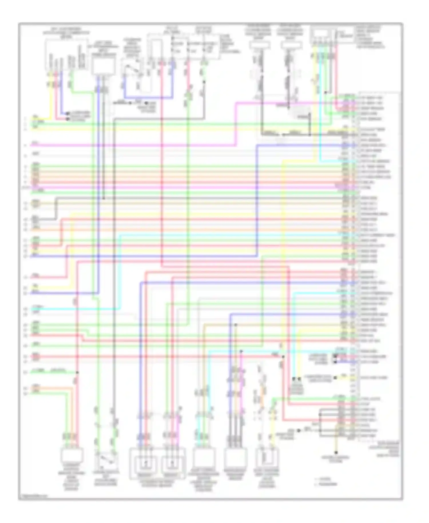 370Z Nissan I (2008-2014): Wiring diagram engine performance 3.7l (5 of 5)