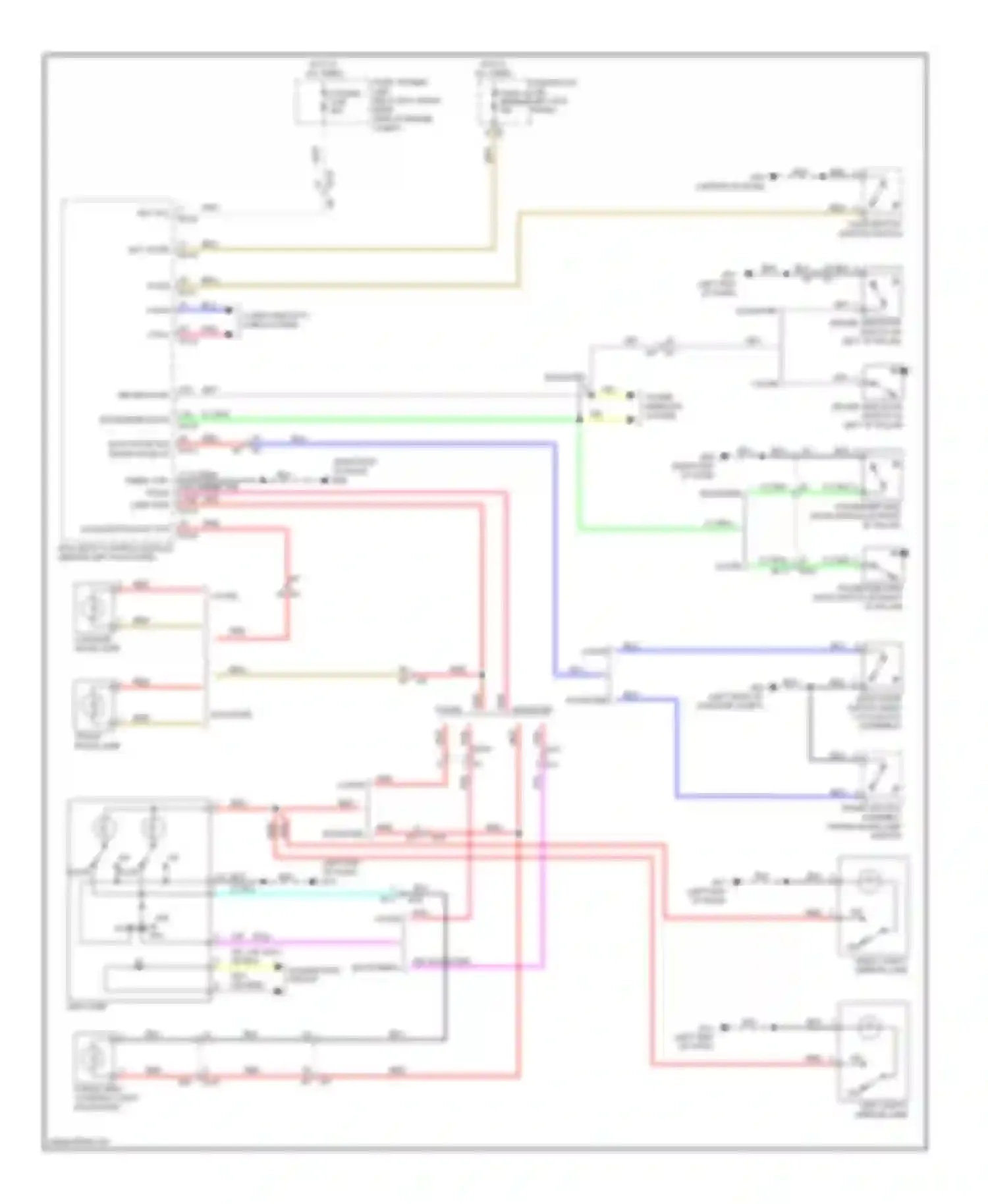 370Z Nissan I (2008-2014): Courtesy lamps circuit