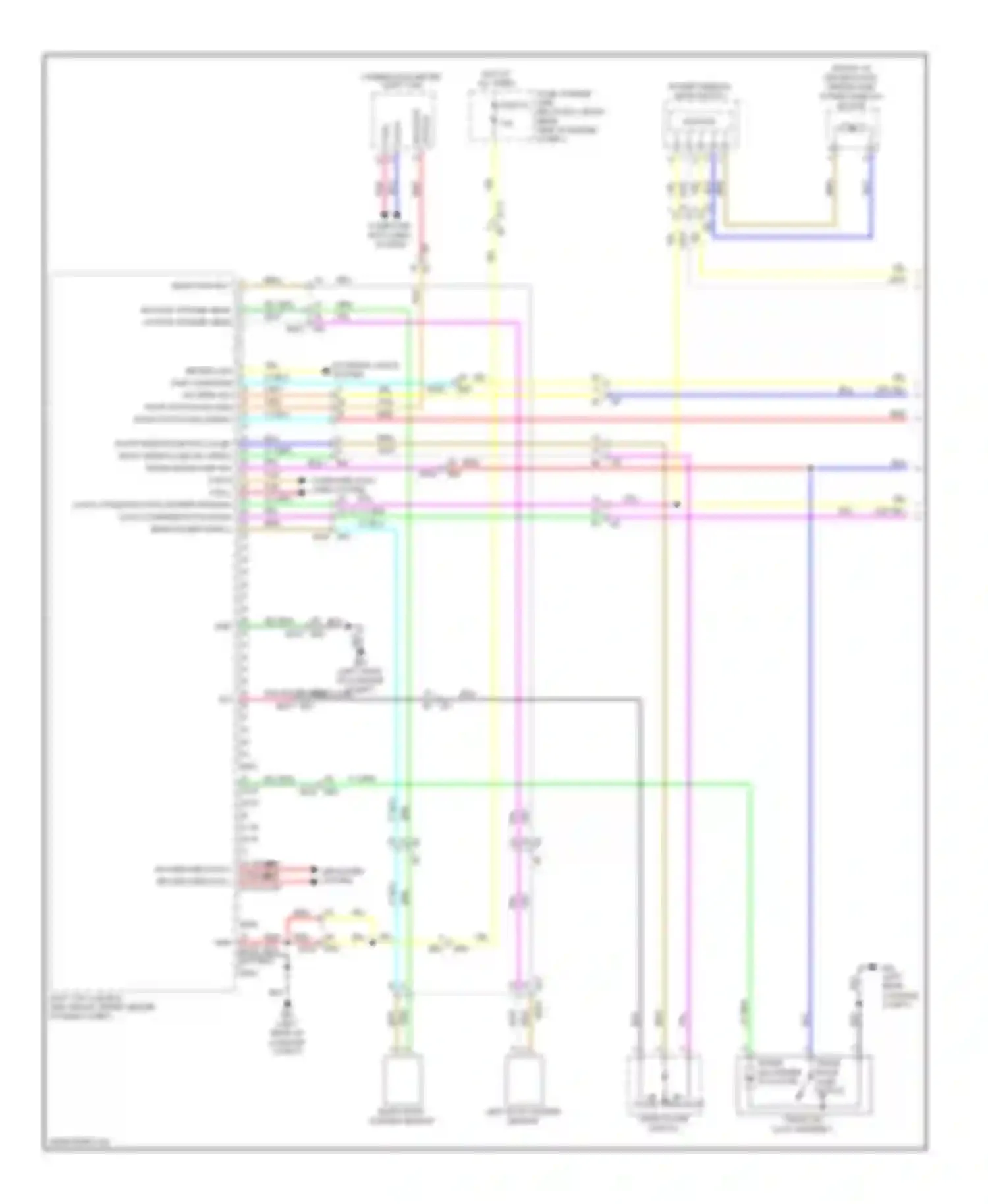 370Z Nissan I (2008-2014): Power top/sunroof circuit (1 of 3)