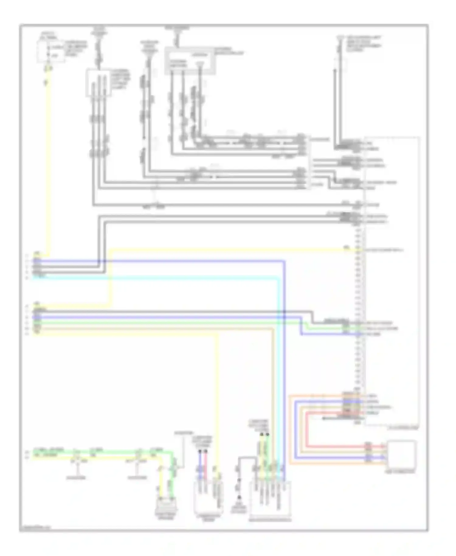 370Z Nissan I (2008-2014): Radio circuit, bose with navigation (4 of 4)
