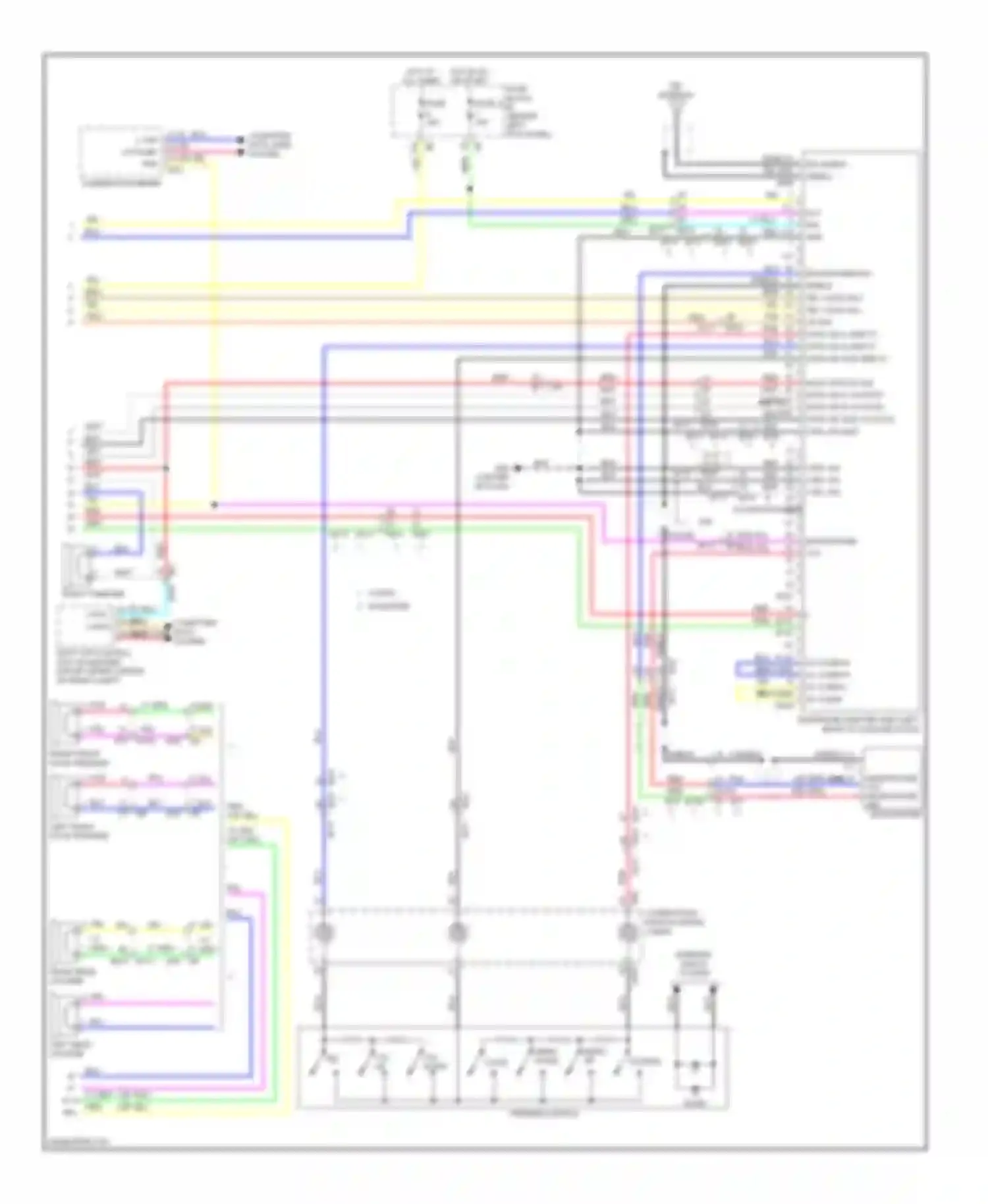 370Z Nissan I (2008-2014): Radio circuit, bose without navigation (2 of 2)